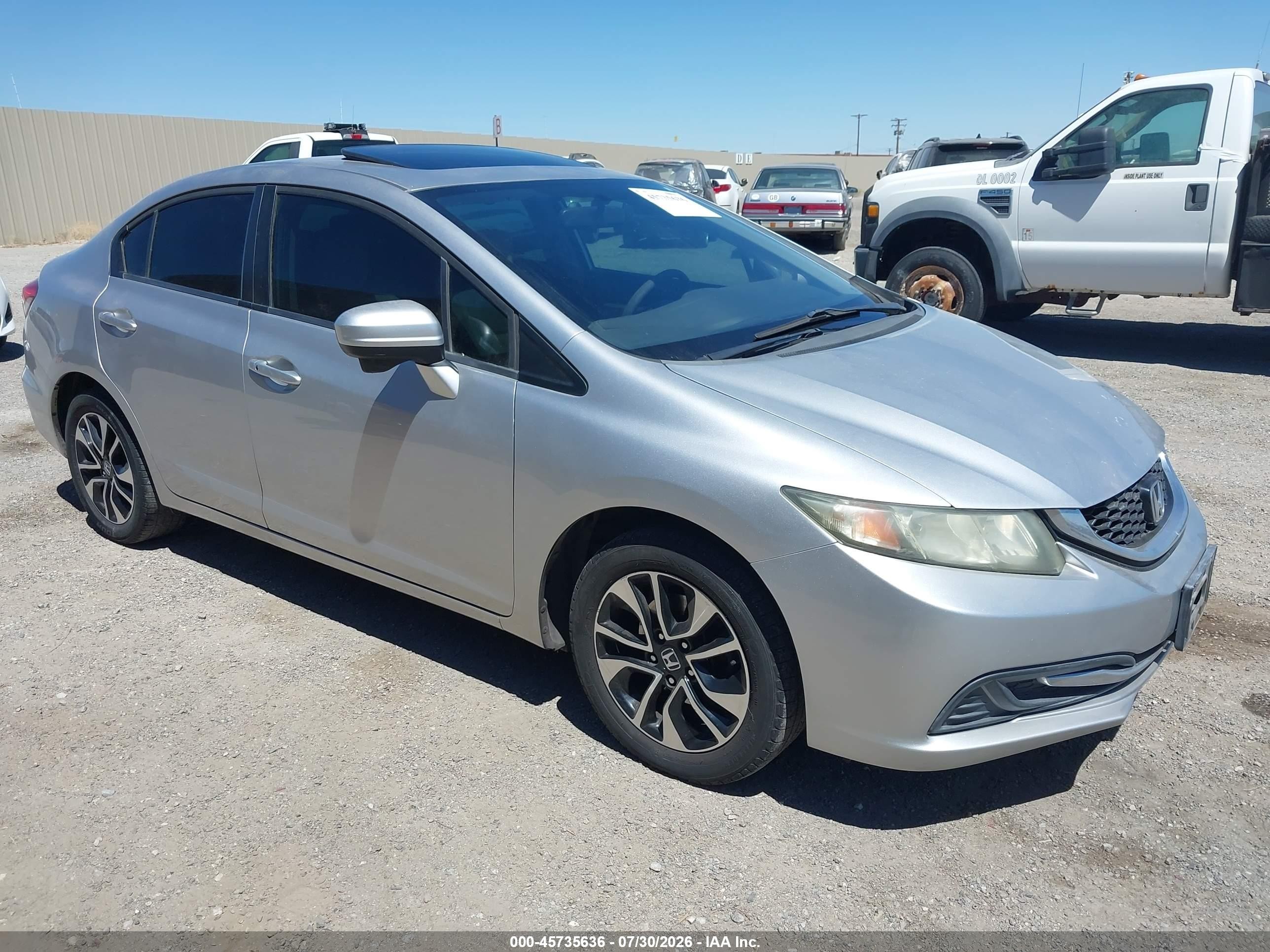 2015 Honda Civic Ex Silver vin: 19XFB2F81FE222320