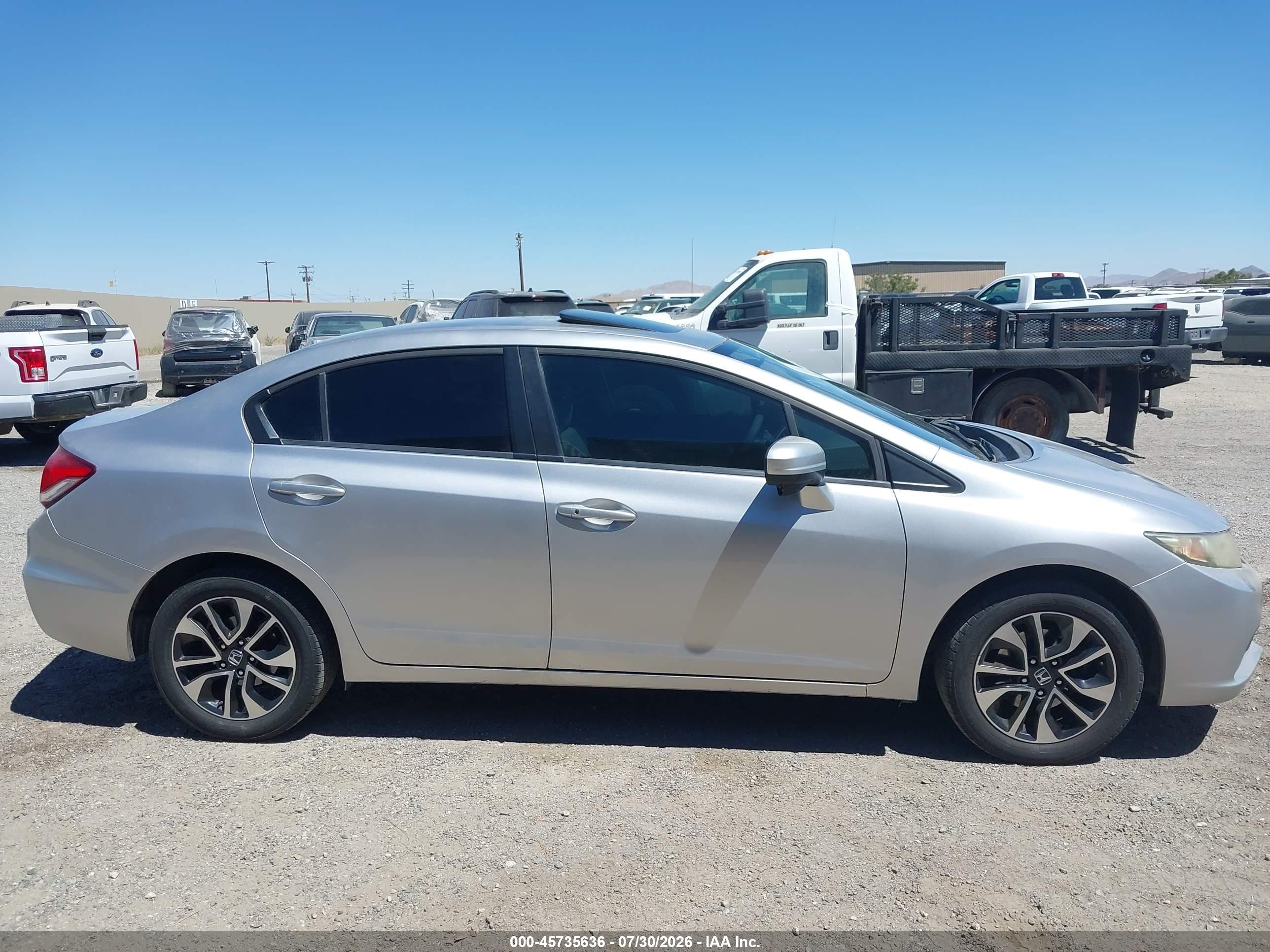 2015 Honda Civic Ex Silver vin: 19XFB2F81FE222320