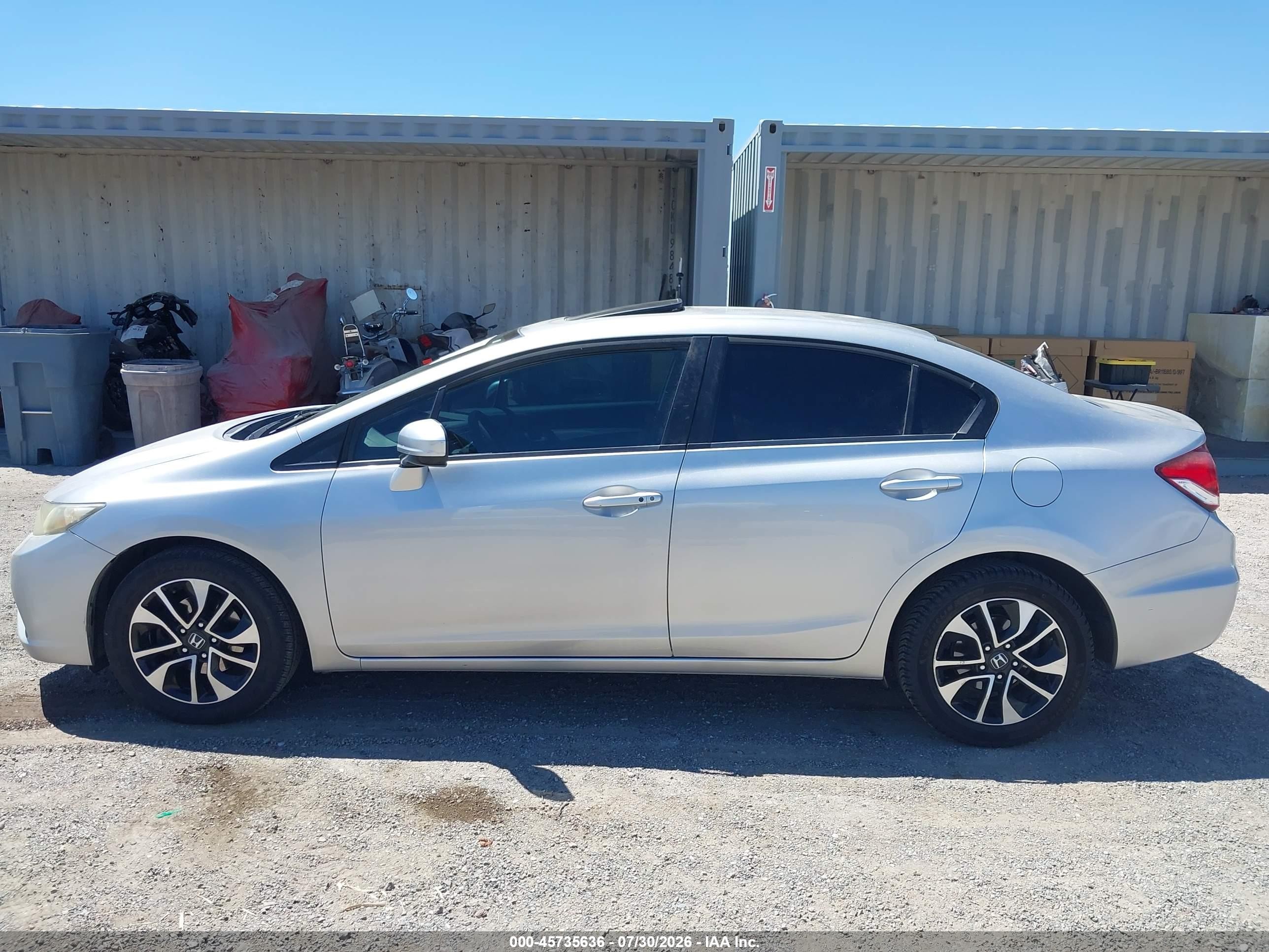2015 Honda Civic Ex Silver vin: 19XFB2F81FE222320