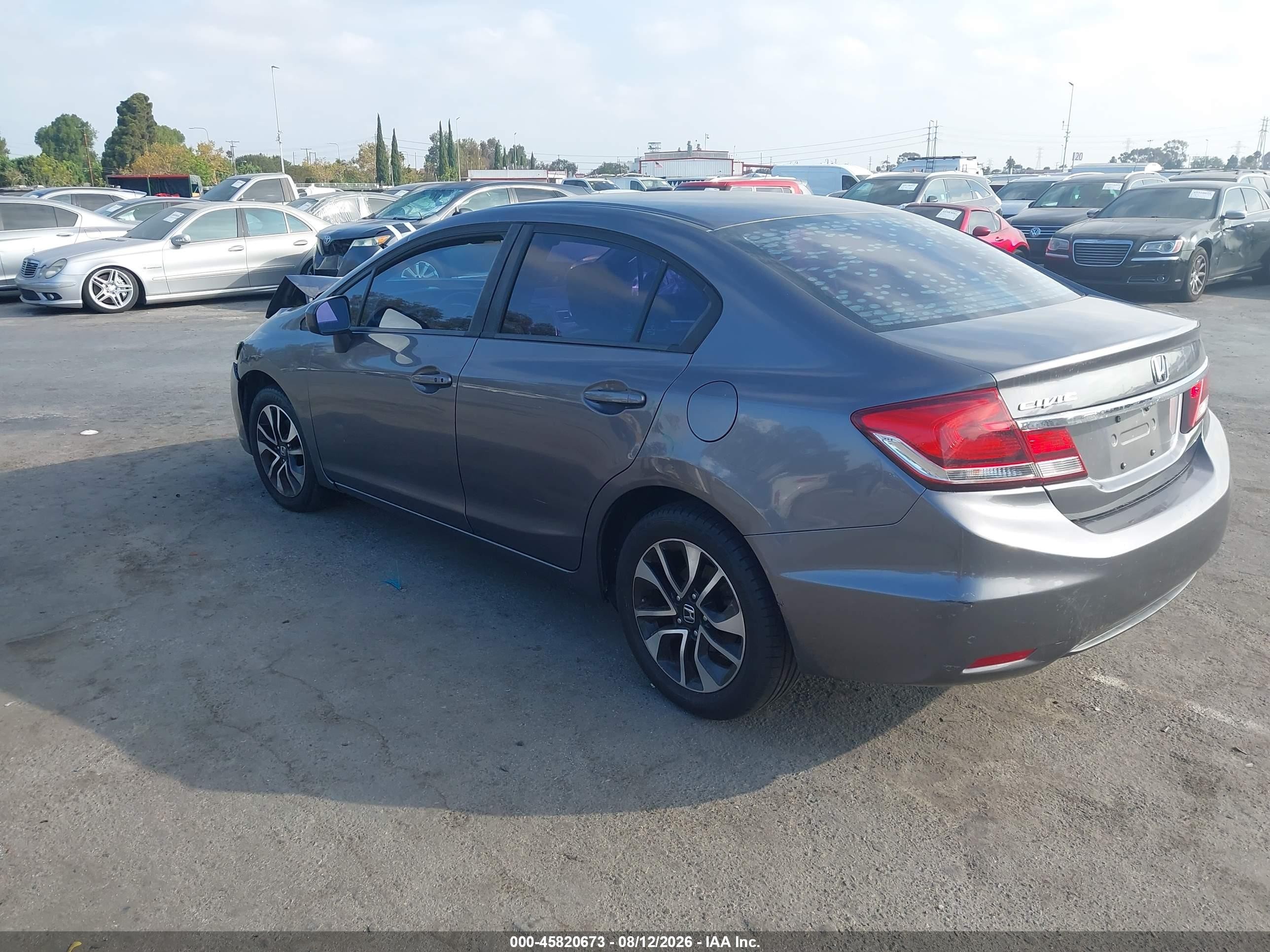 2015 Honda Civic Ex Gray vin: 19XFB2F81FE224603