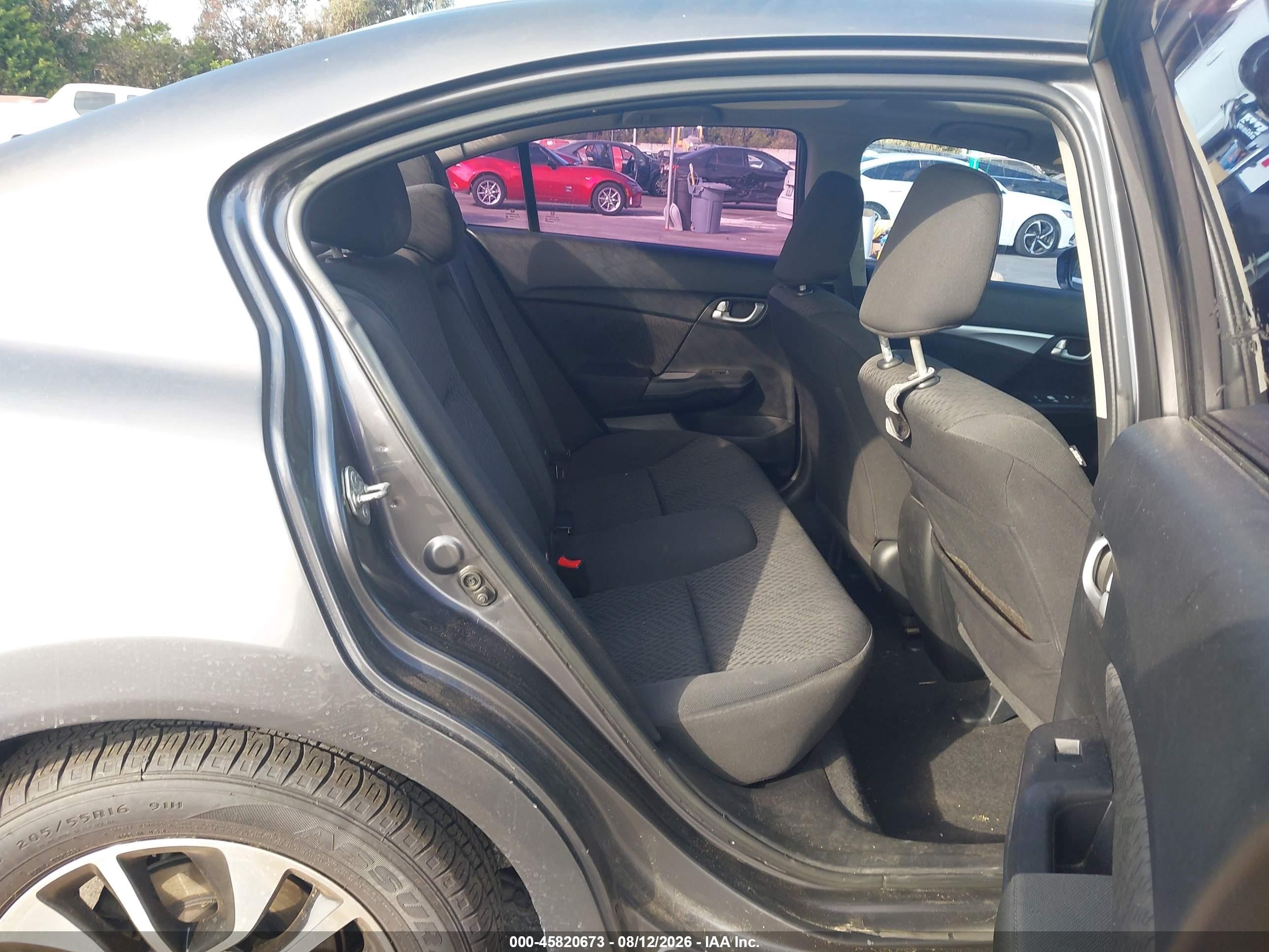 2015 Honda Civic Ex Gray vin: 19XFB2F81FE224603