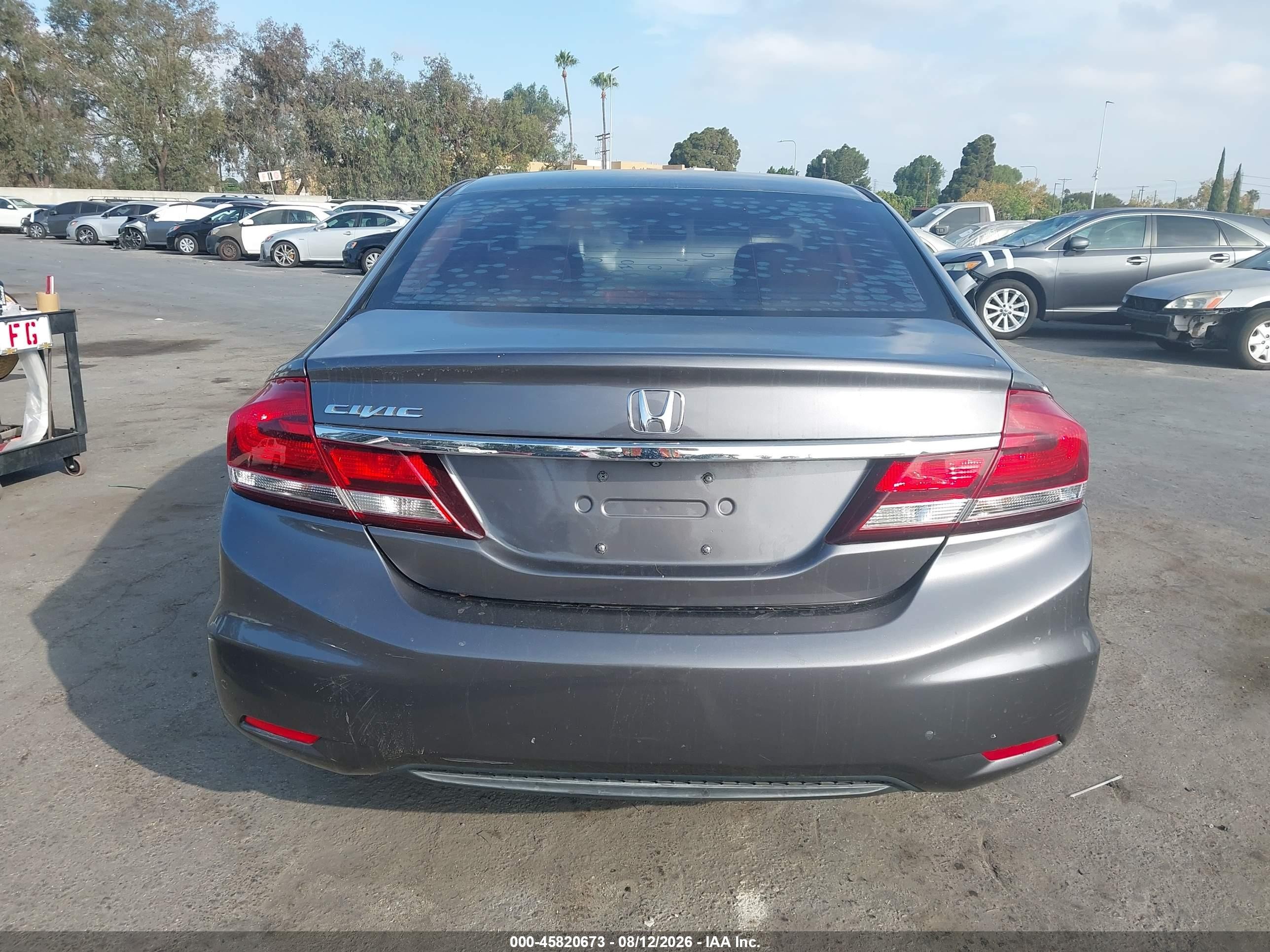 2015 Honda Civic Ex Gray vin: 19XFB2F81FE224603