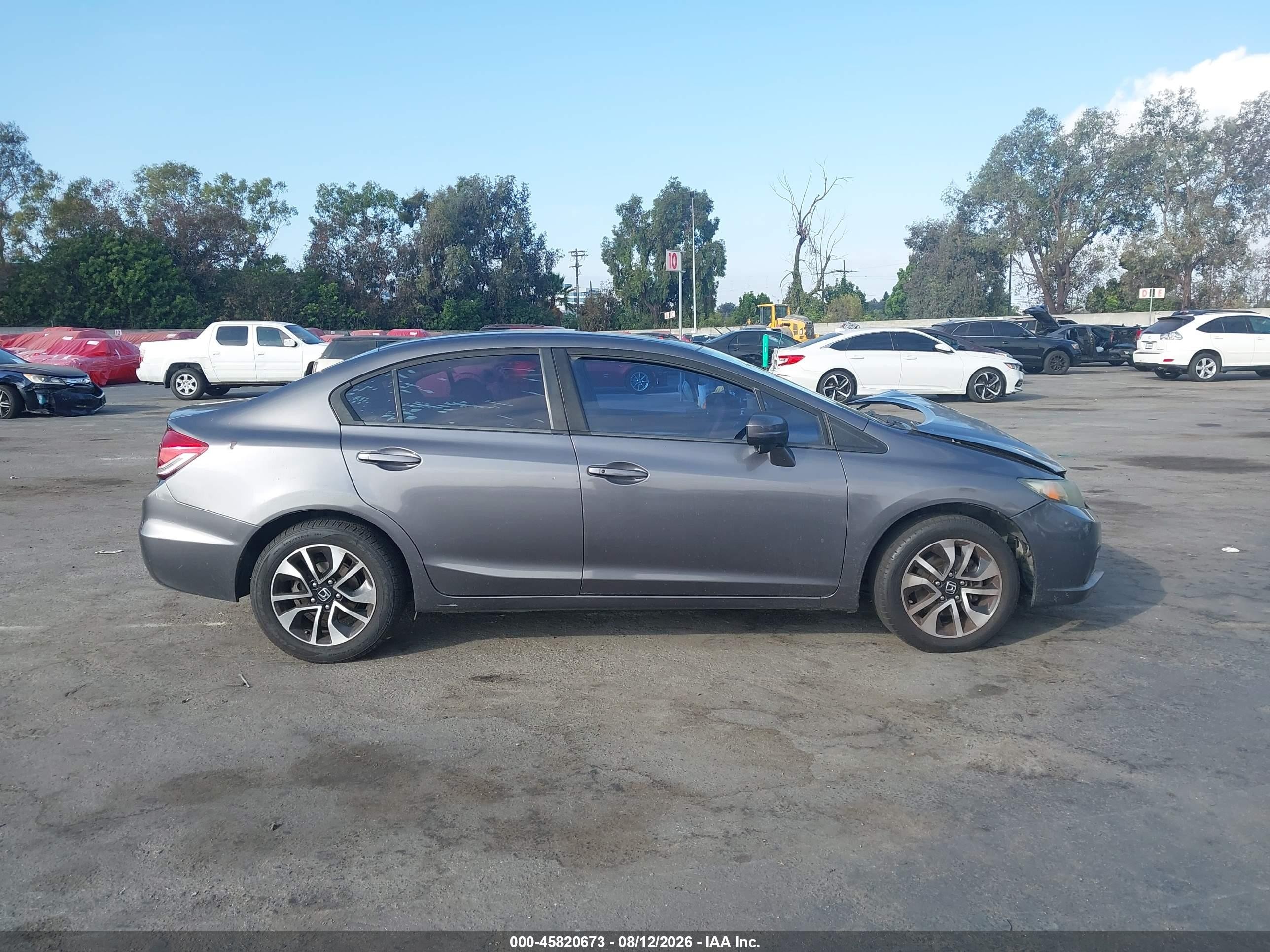 2015 Honda Civic Ex Gray vin: 19XFB2F81FE224603