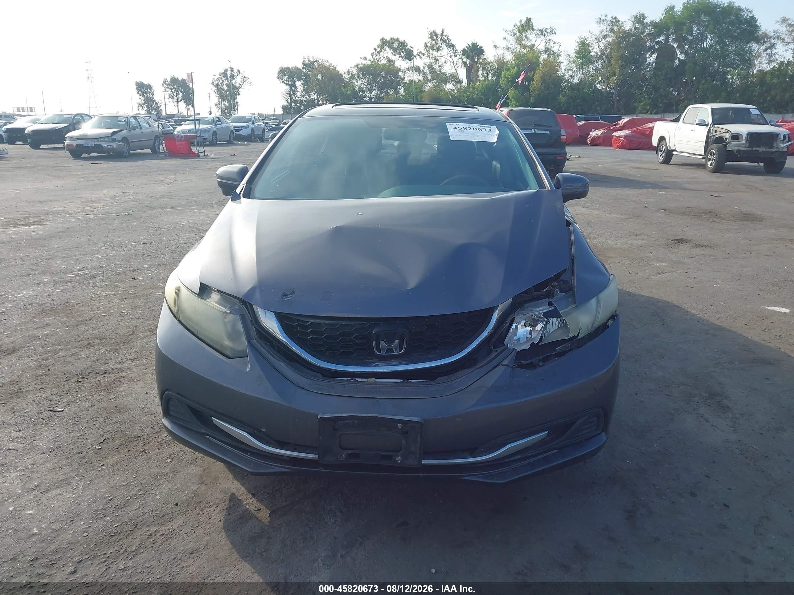 2015 Honda Civic Ex Gray vin: 19XFB2F81FE224603
