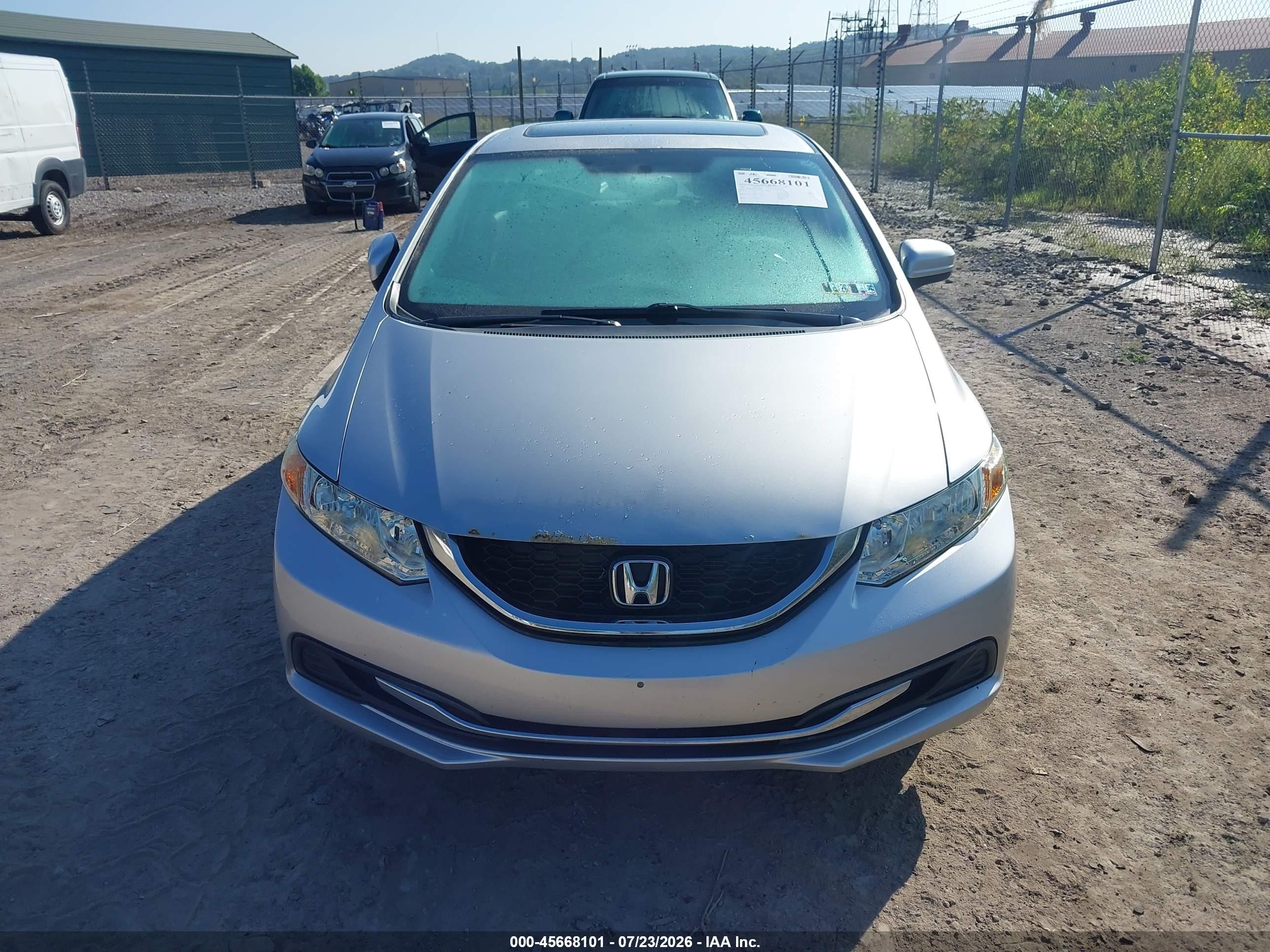 2015 Honda Civic Ex Silver vin: 19XFB2F81FE230921