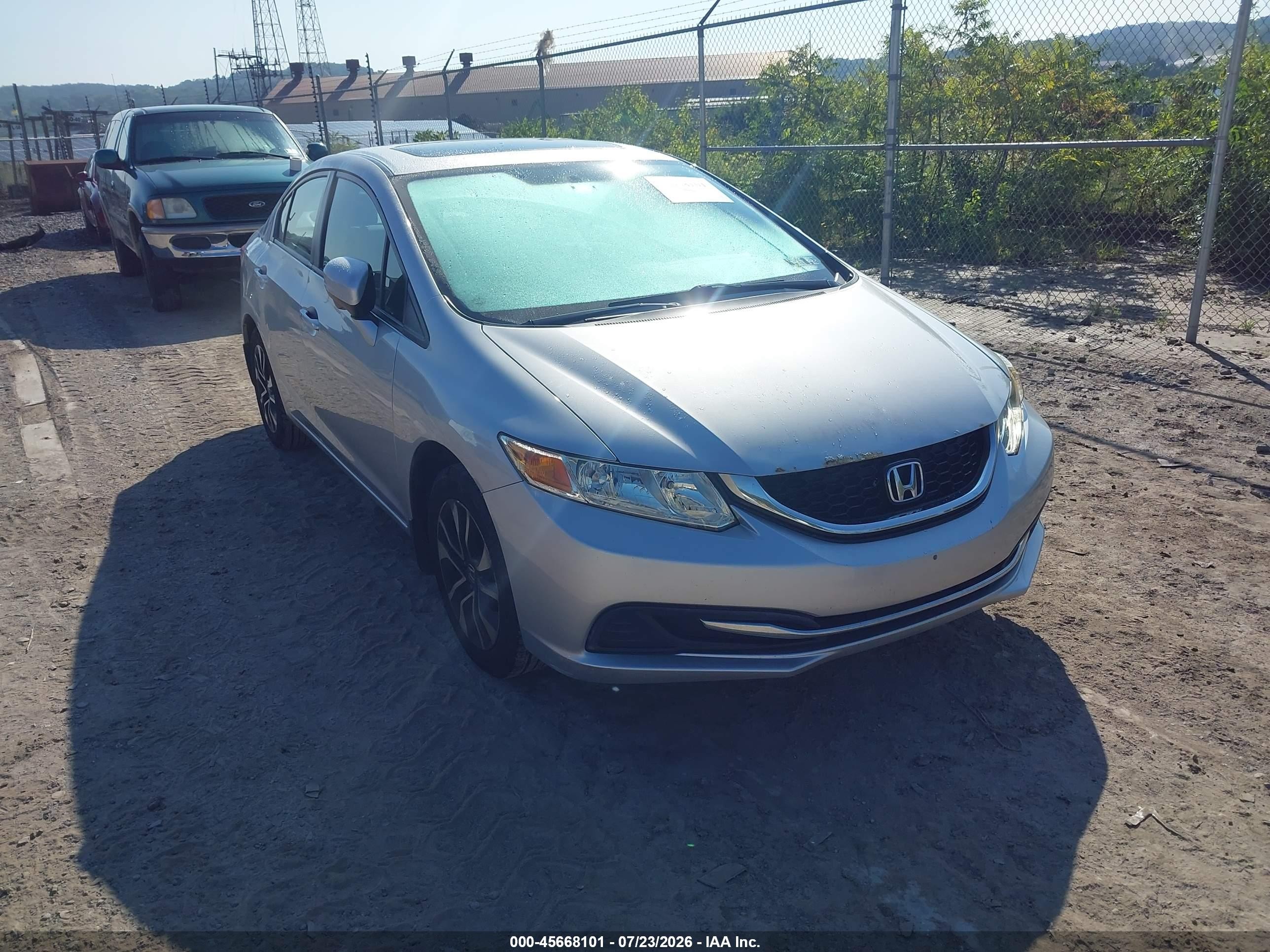 2015 Honda Civic Ex Silver vin: 19XFB2F81FE230921