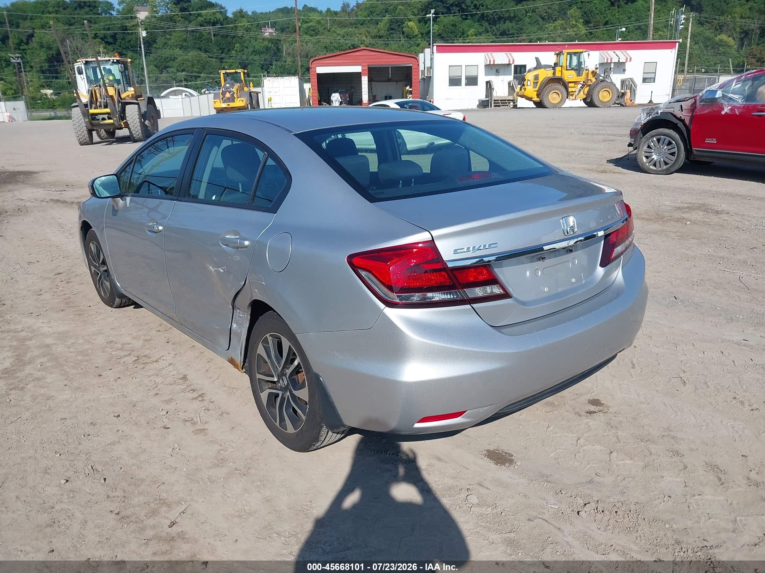 2015 Honda Civic Ex Silver vin: 19XFB2F81FE230921
