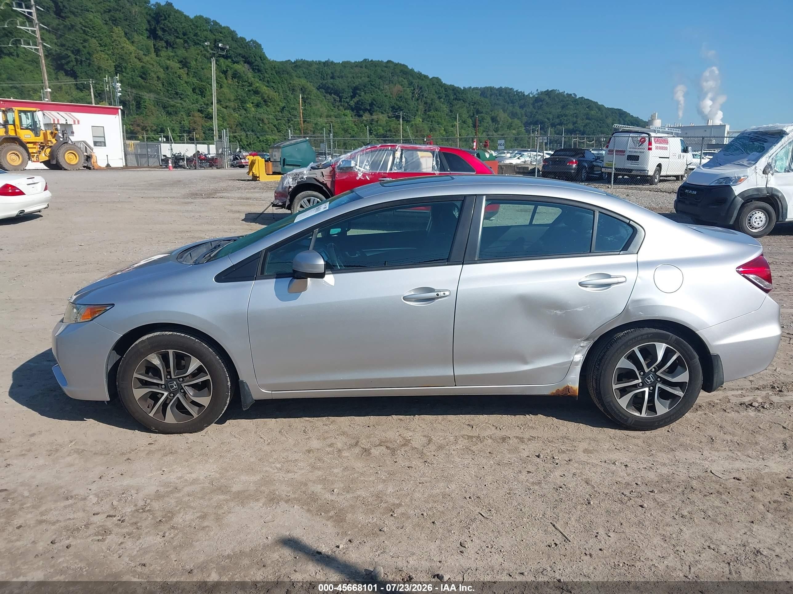2015 Honda Civic Ex Silver vin: 19XFB2F81FE230921