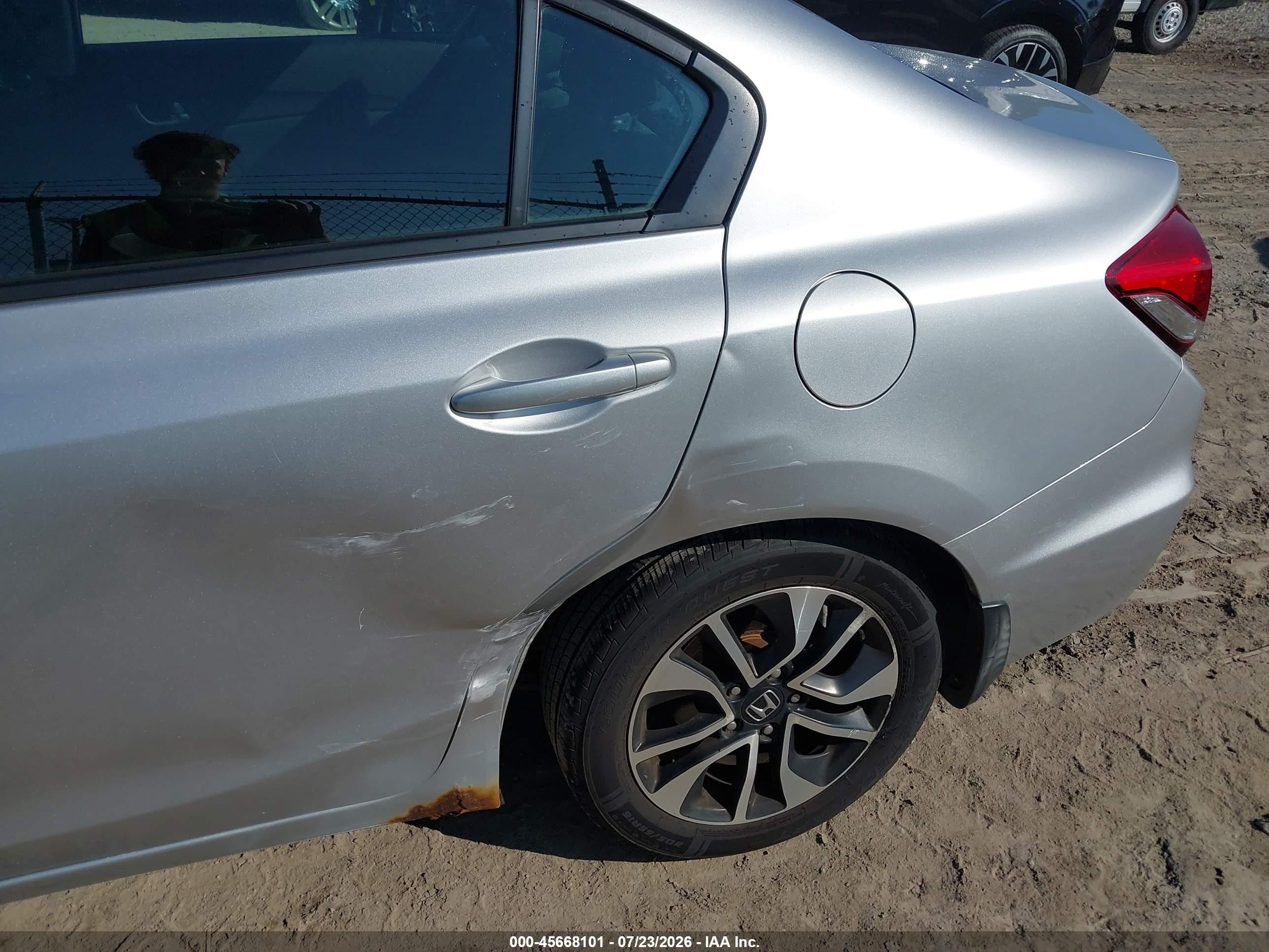 2015 Honda Civic Ex Silver vin: 19XFB2F81FE230921