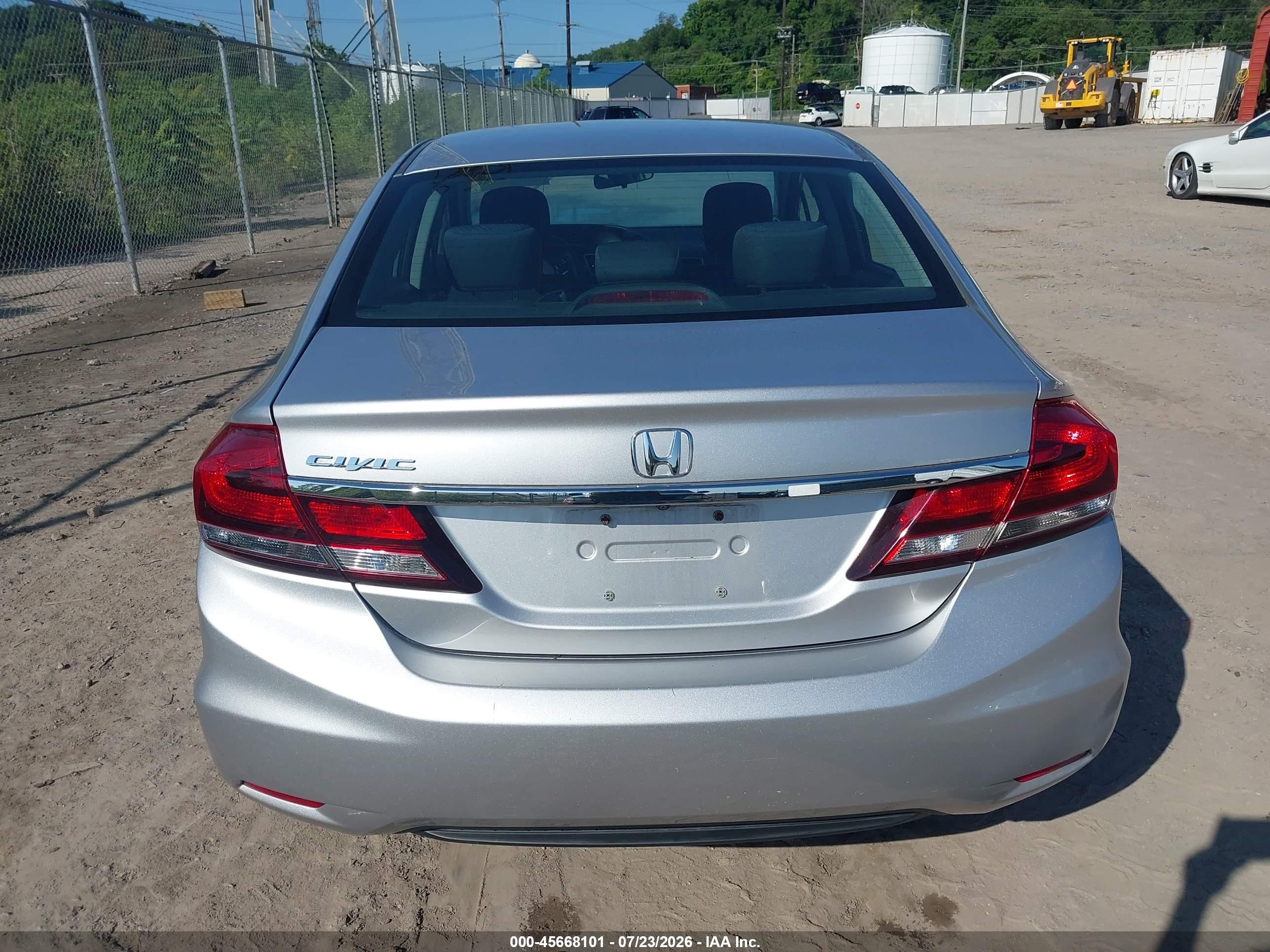 2015 Honda Civic Ex Silver vin: 19XFB2F81FE230921