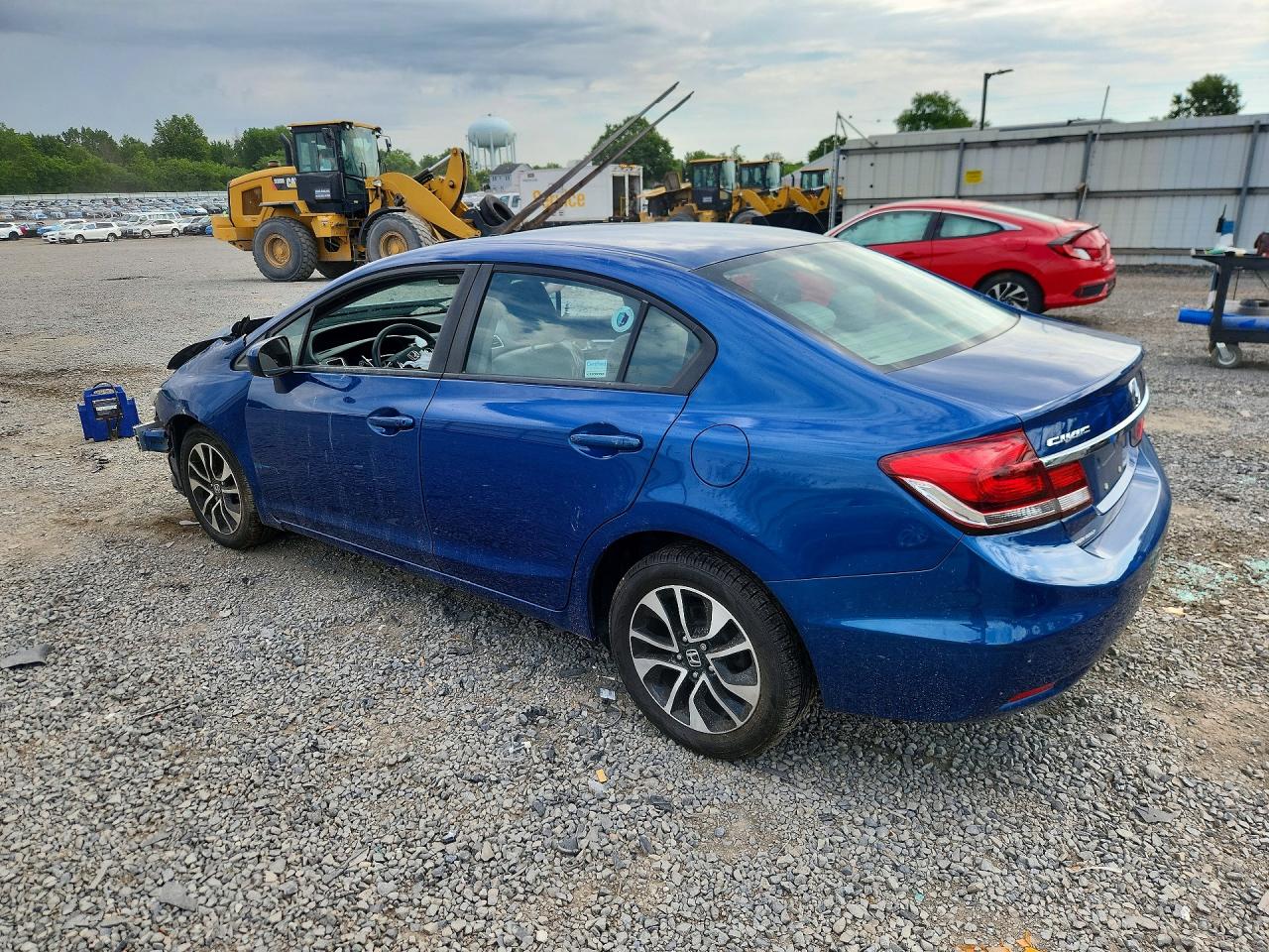 2015 Honda Civic Ex Blue vin: 19XFB2F81FE248254