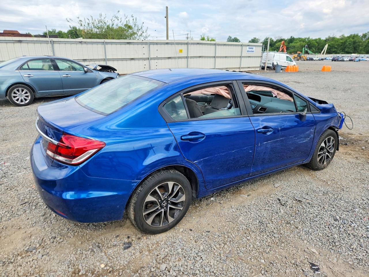 2015 Honda Civic Ex Blue vin: 19XFB2F81FE248254