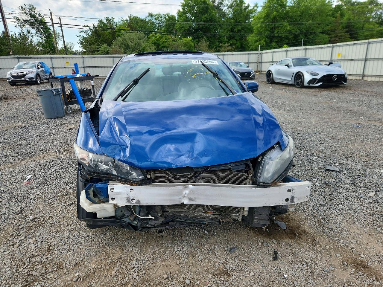2015 Honda Civic Ex Blue vin: 19XFB2F81FE248254