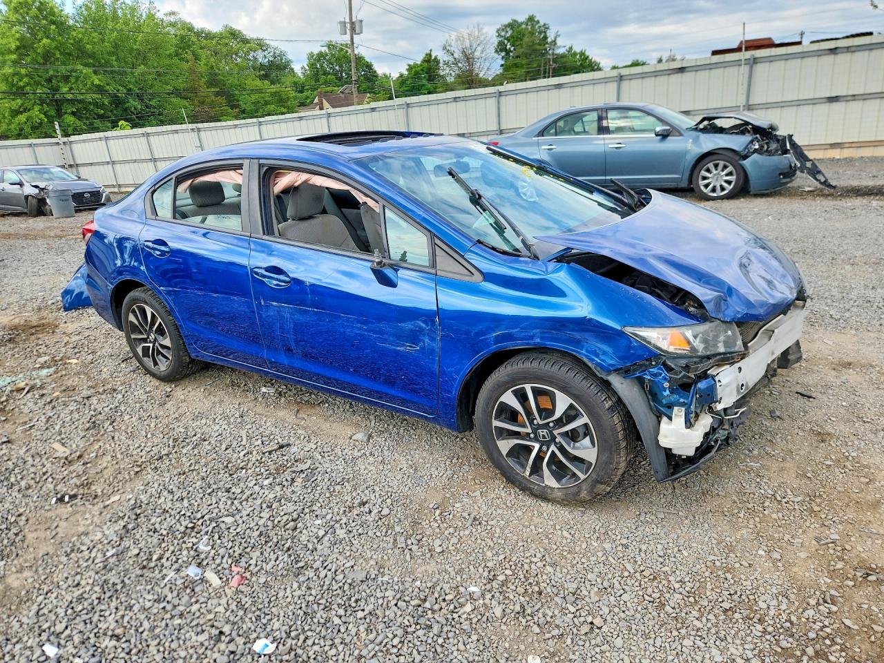2015 Honda Civic Ex Blue vin: 19XFB2F81FE248254