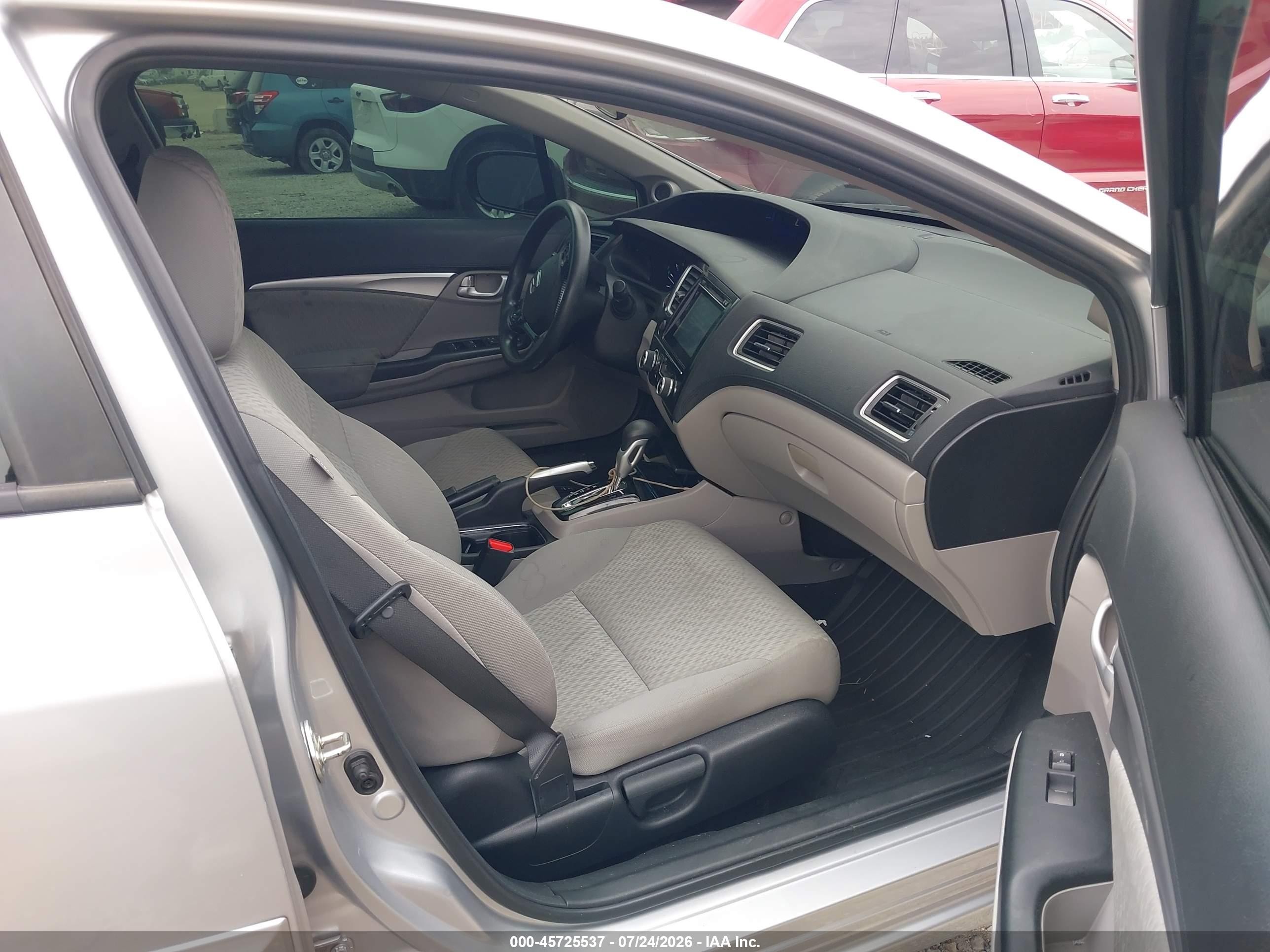 2015 Honda Civic Ex Silver vin: 19XFB2F81FE252191