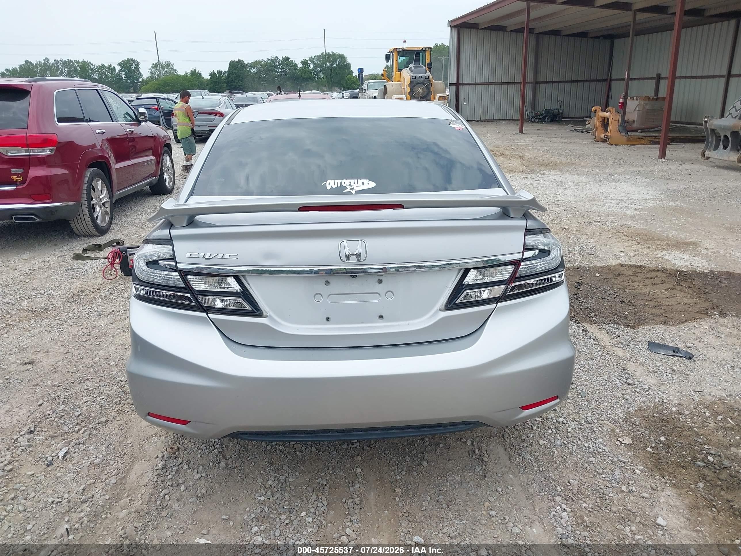 2015 Honda Civic Ex Silver vin: 19XFB2F81FE252191
