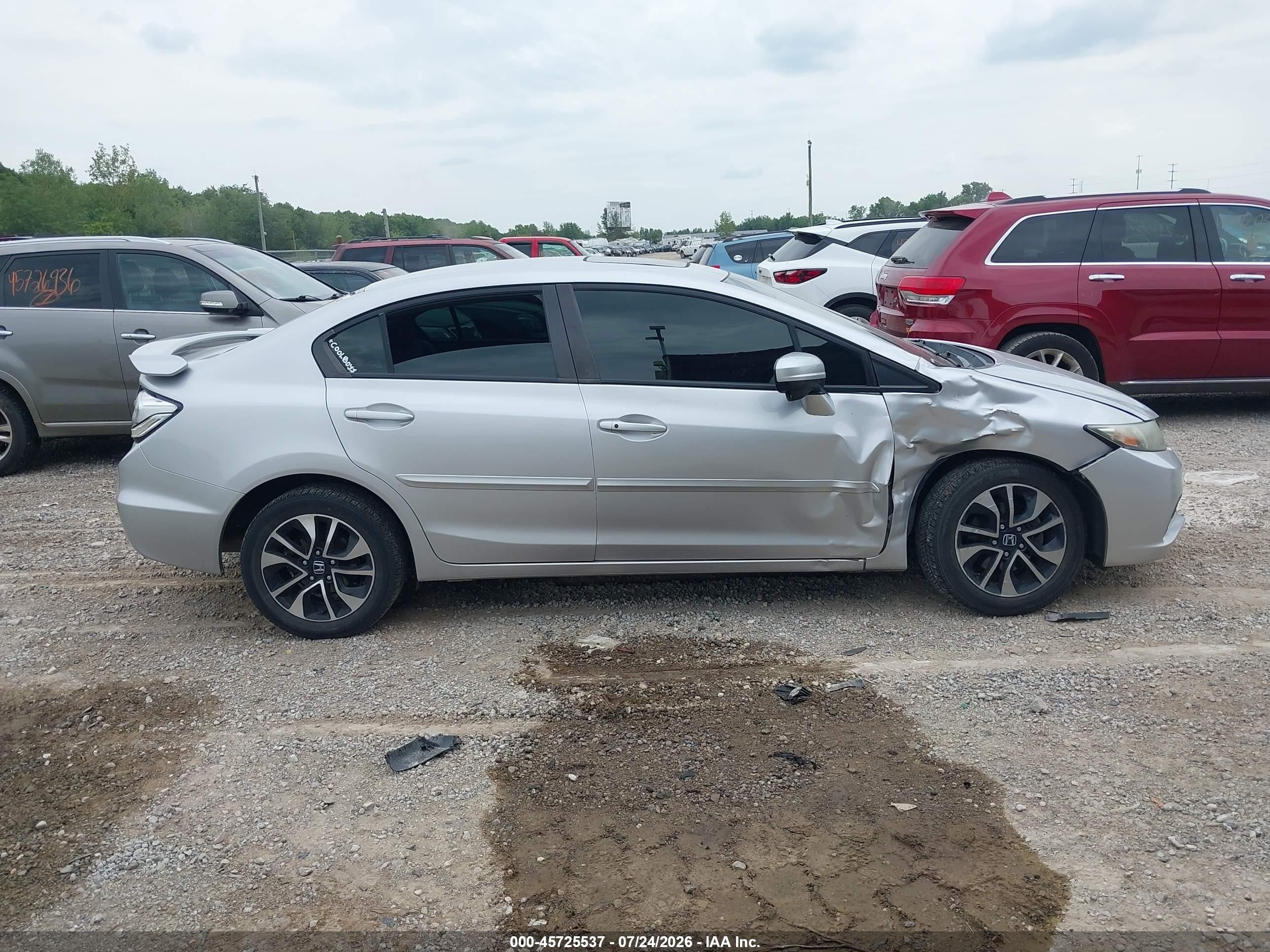 2015 Honda Civic Ex Silver vin: 19XFB2F81FE252191