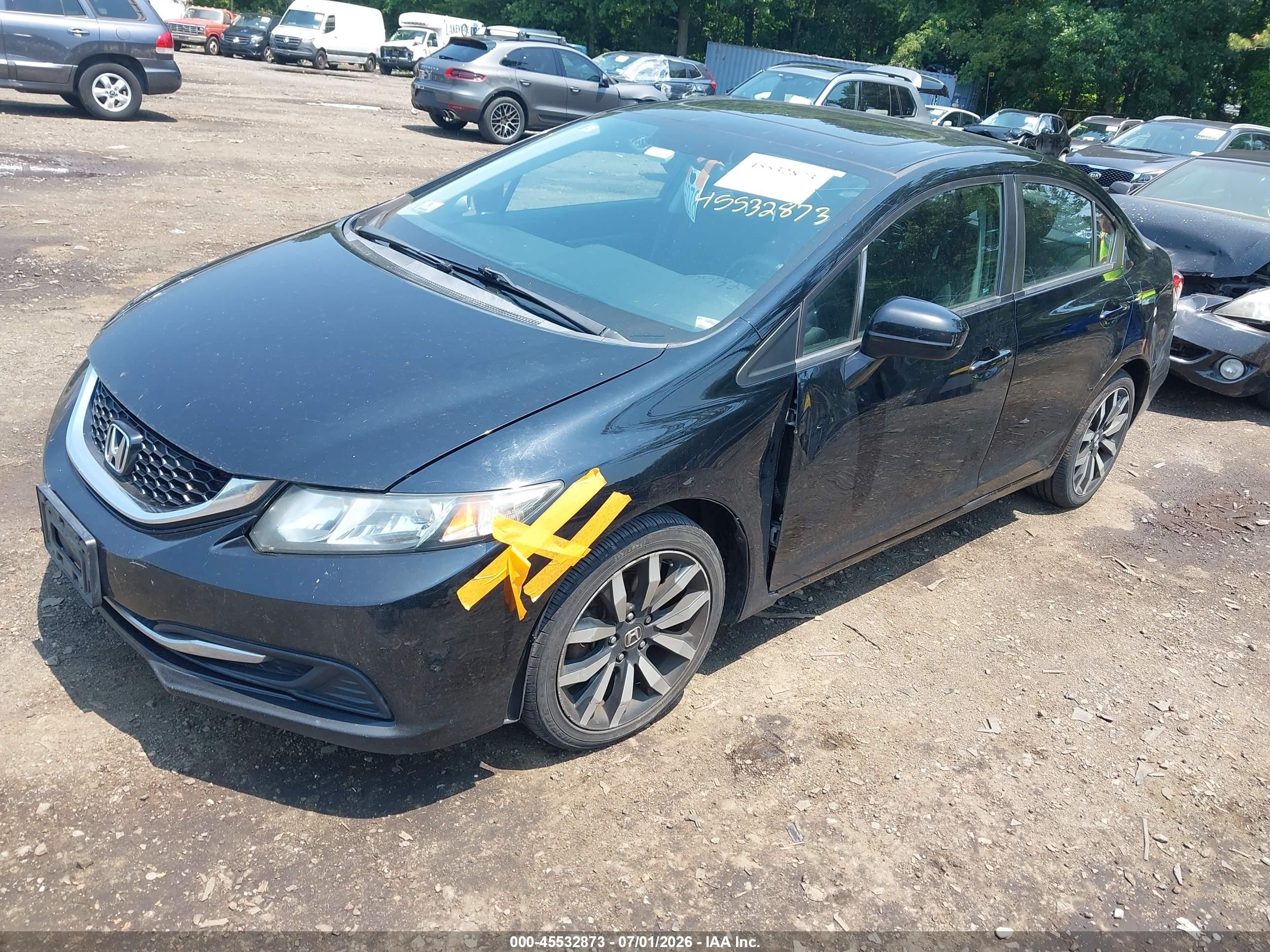 2015 Honda Civic Ex Black vin: 19XFB2F81FE256340