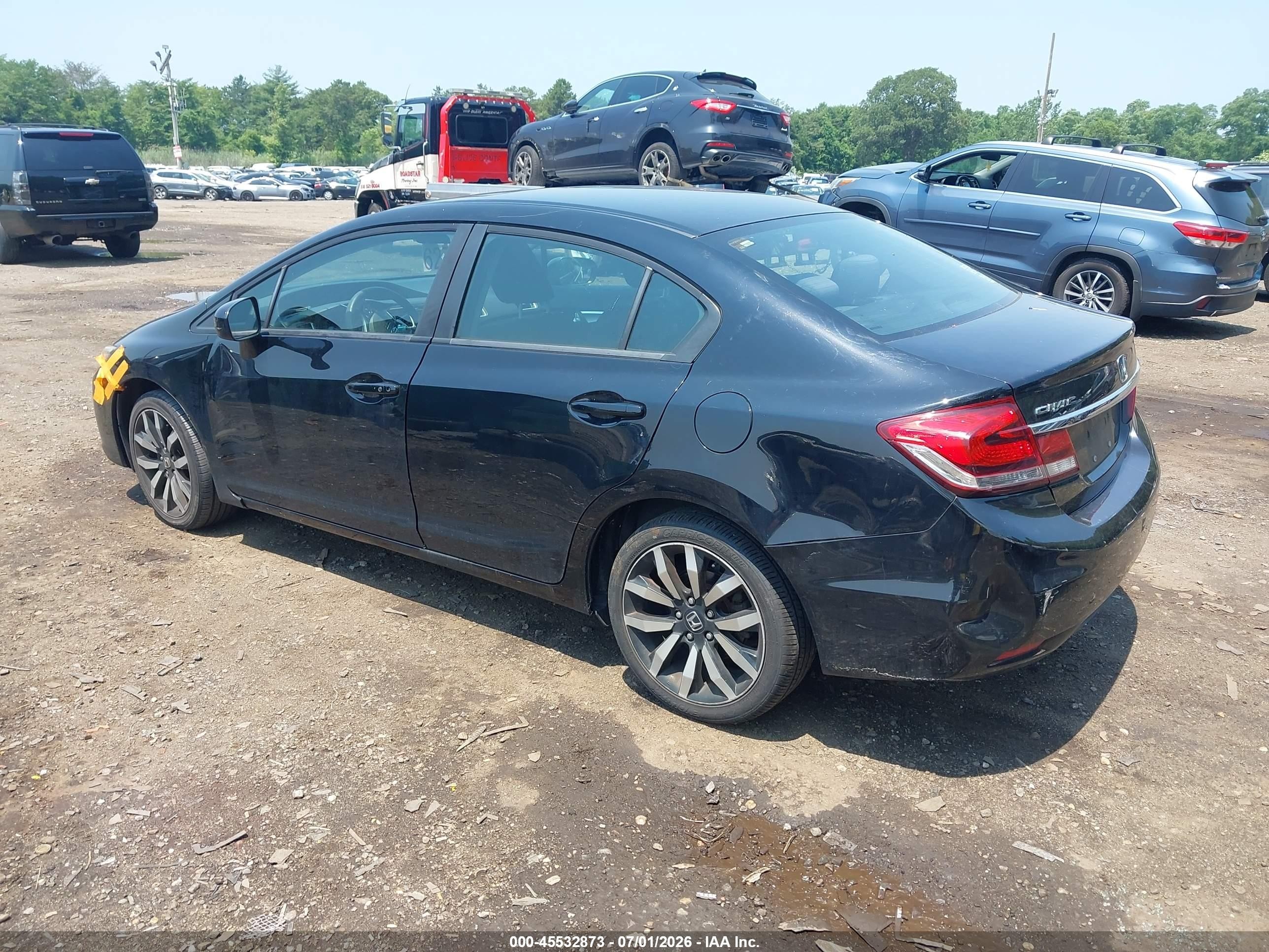 2015 Honda Civic Ex Black vin: 19XFB2F81FE256340