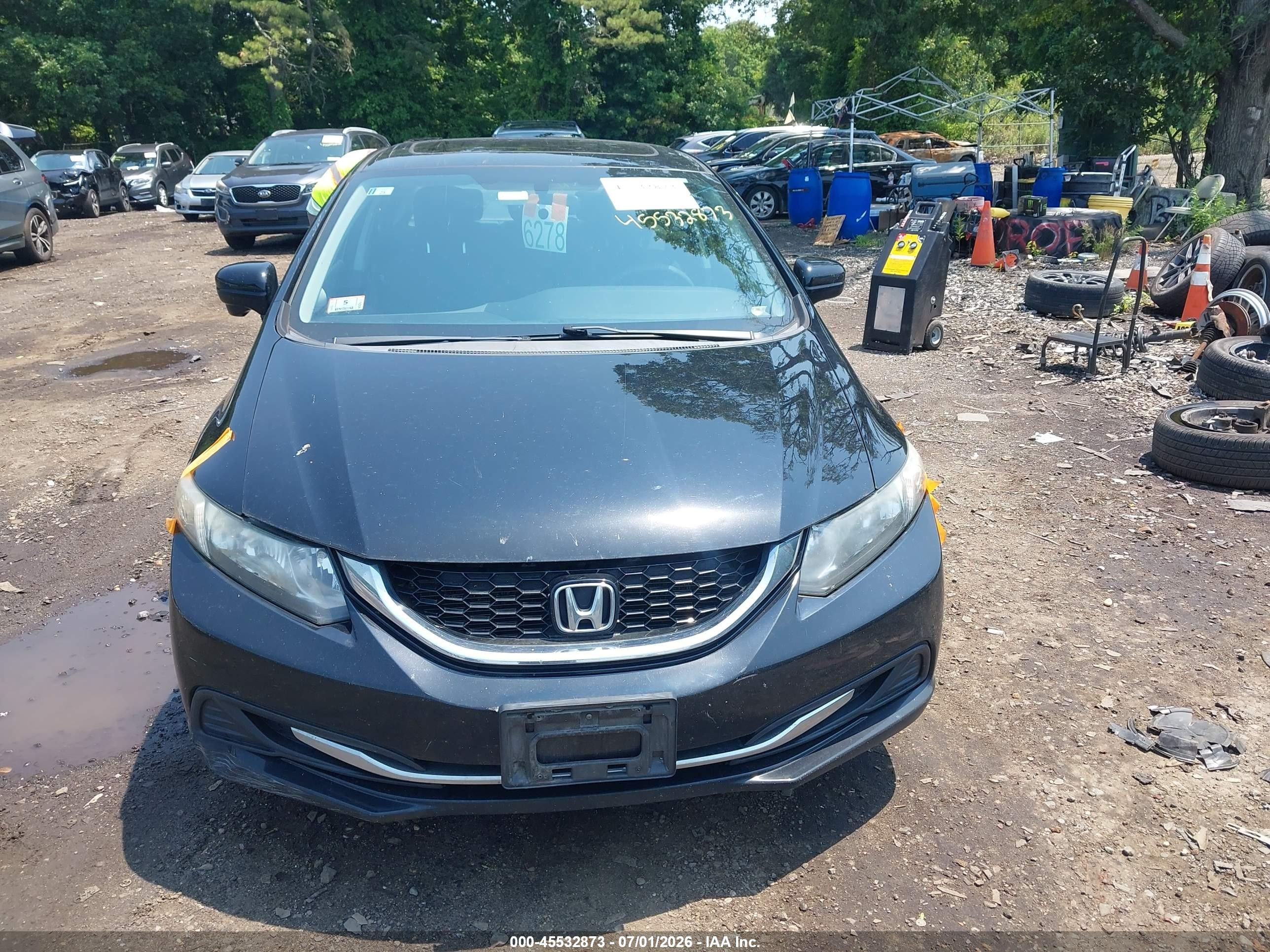 2015 Honda Civic Ex Black vin: 19XFB2F81FE256340