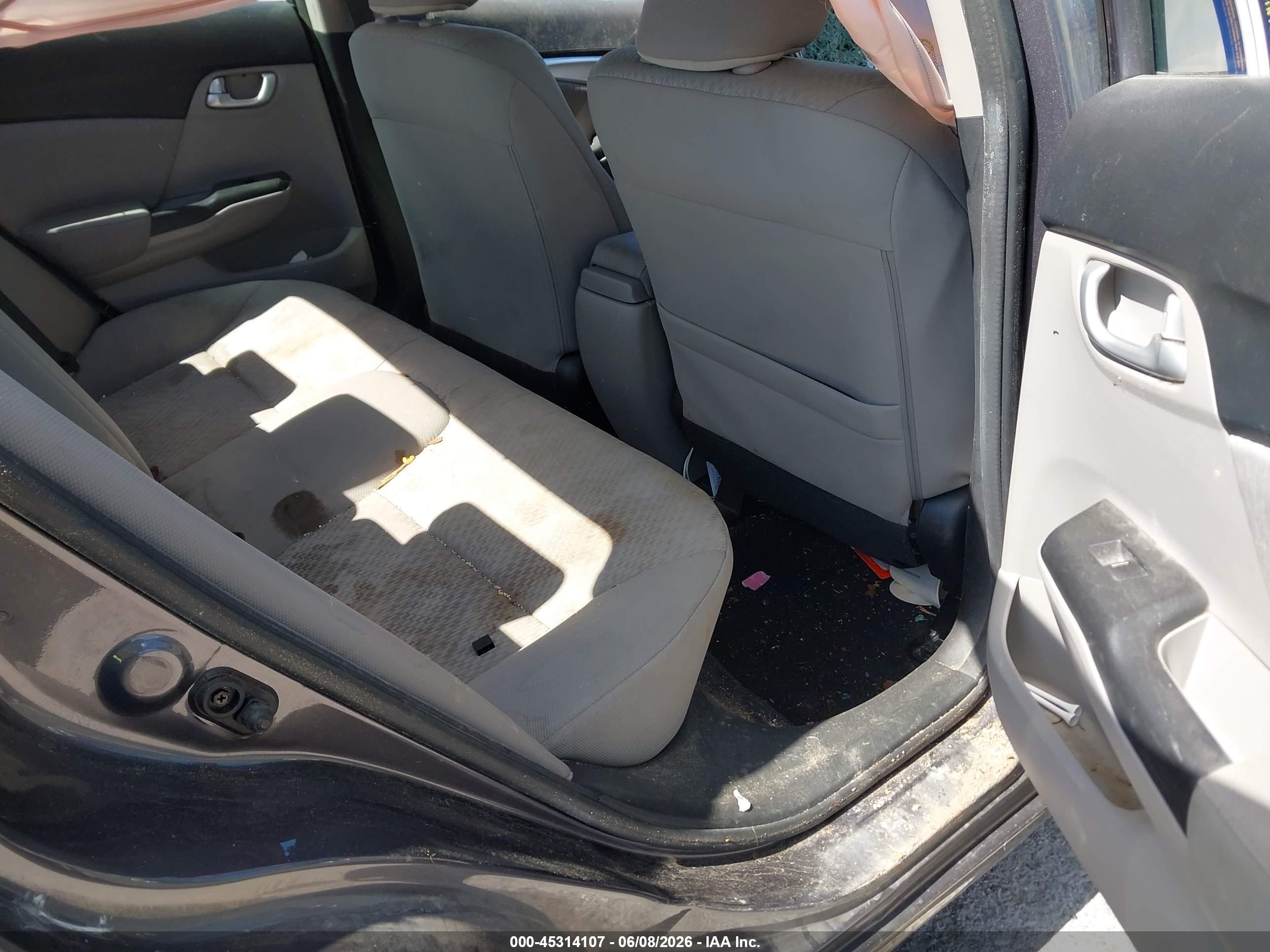 2015 Honda Civic Ex Gray vin: 19XFB2F81FE279729