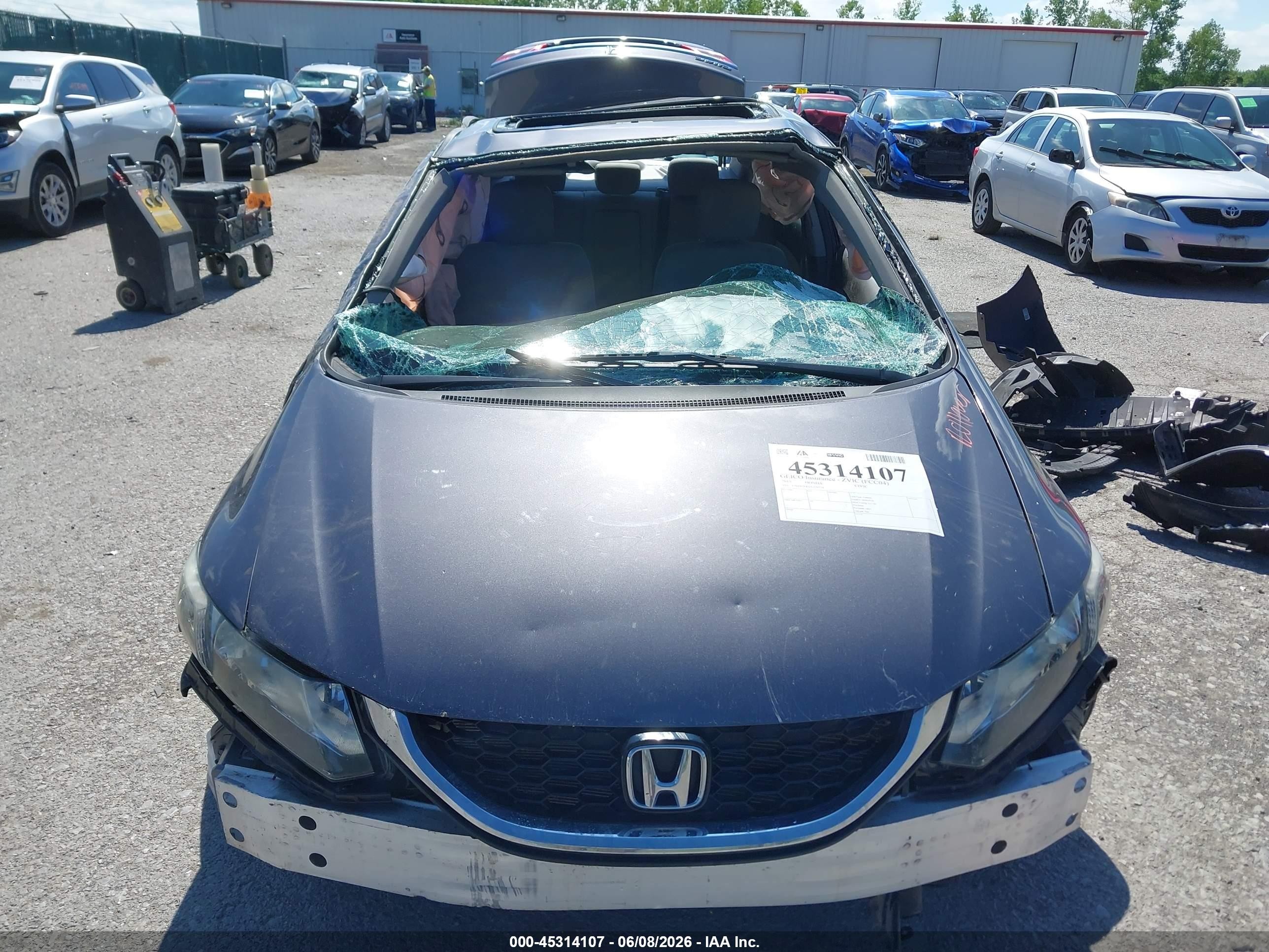 2015 Honda Civic Ex Gray vin: 19XFB2F81FE279729