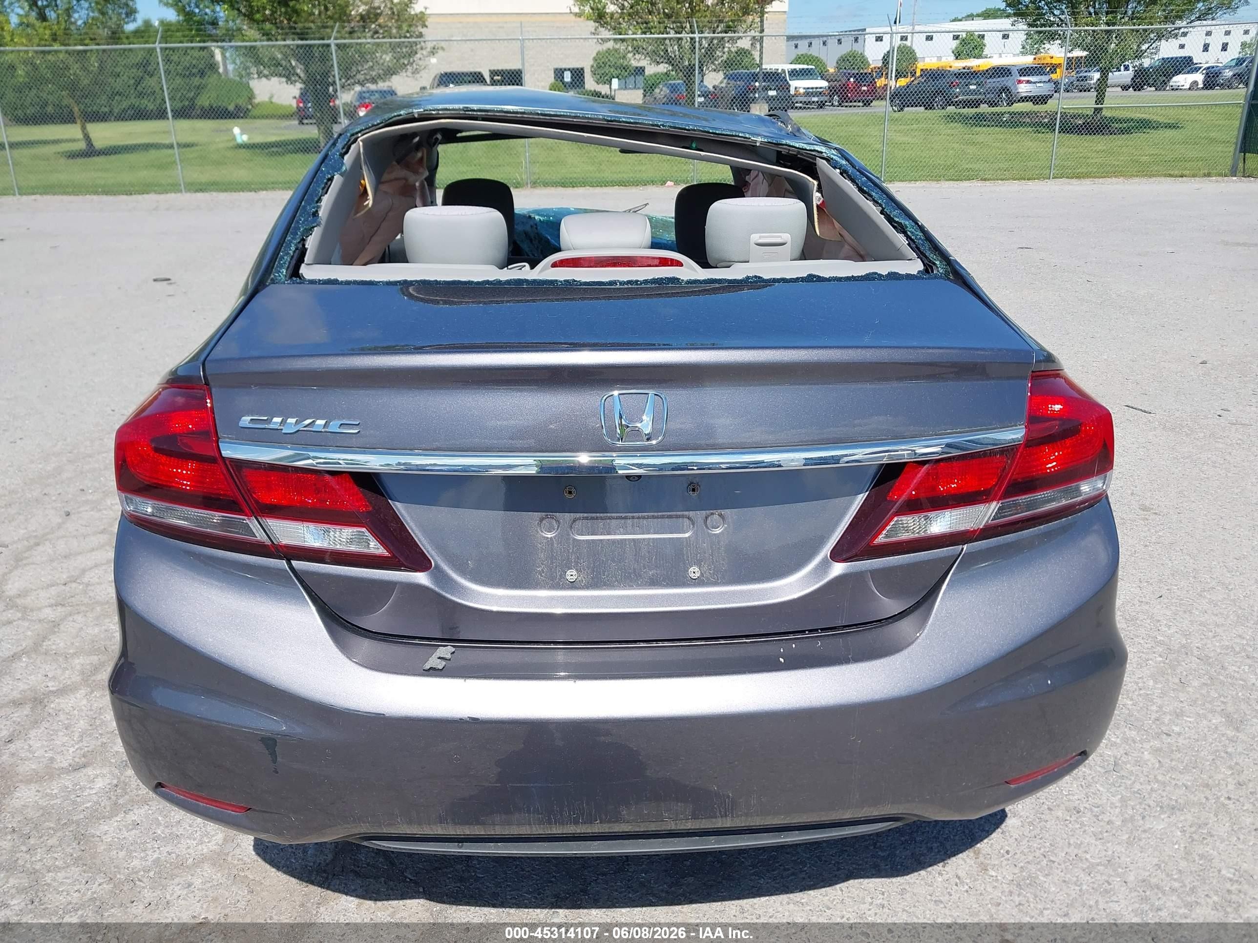 2015 Honda Civic Ex Gray vin: 19XFB2F81FE279729