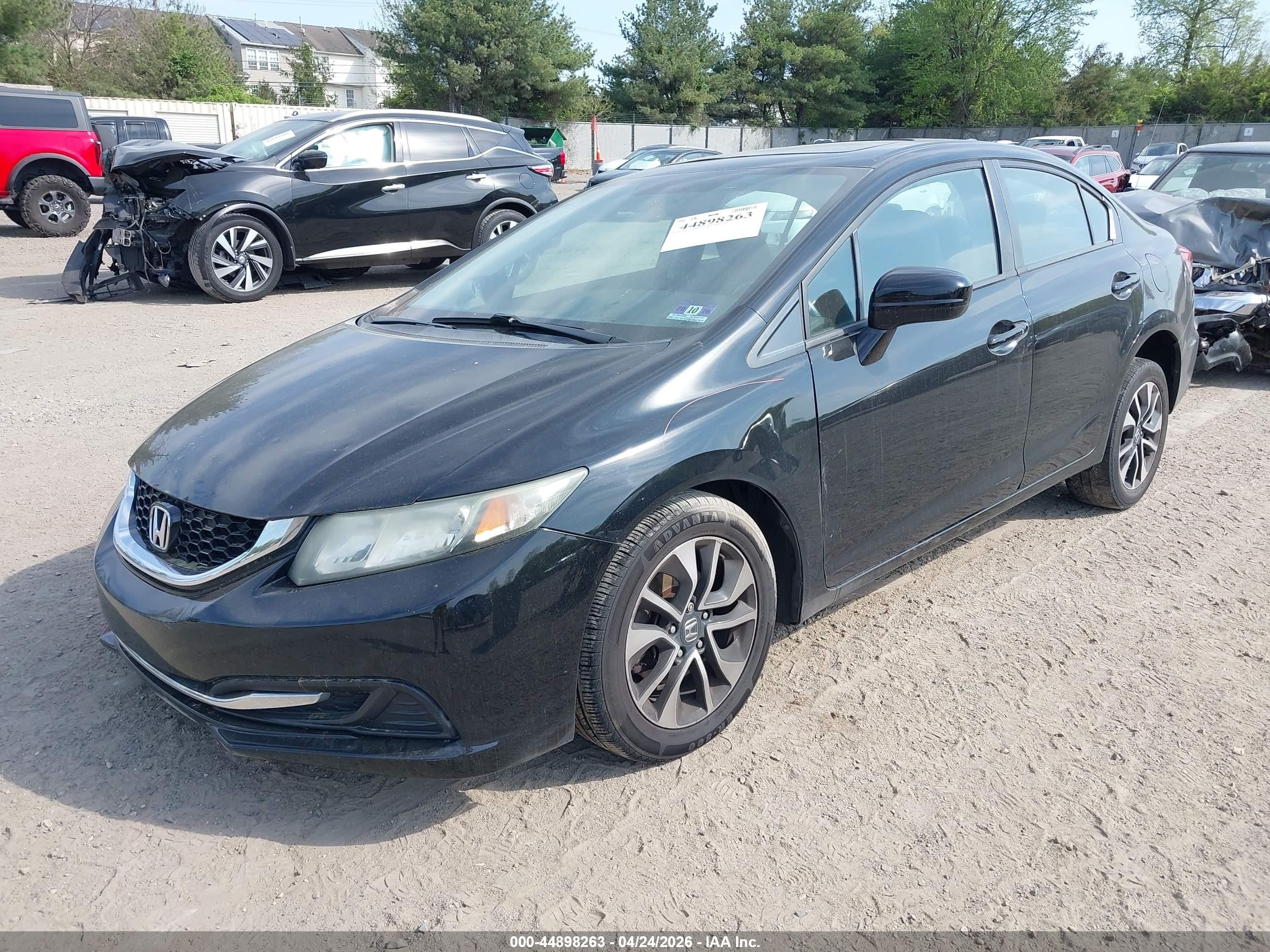 2015 Honda Civic Ex Black vin: 19XFB2F81FE281318
