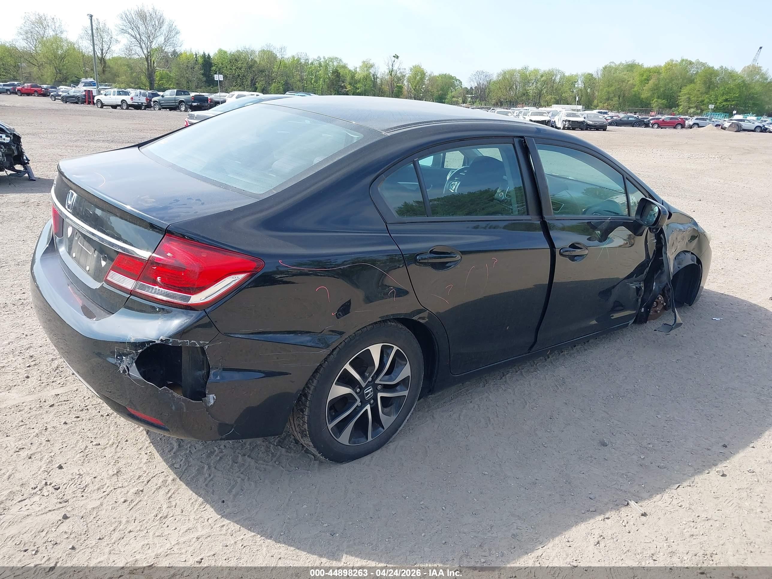 2015 Honda Civic Ex Black vin: 19XFB2F81FE281318