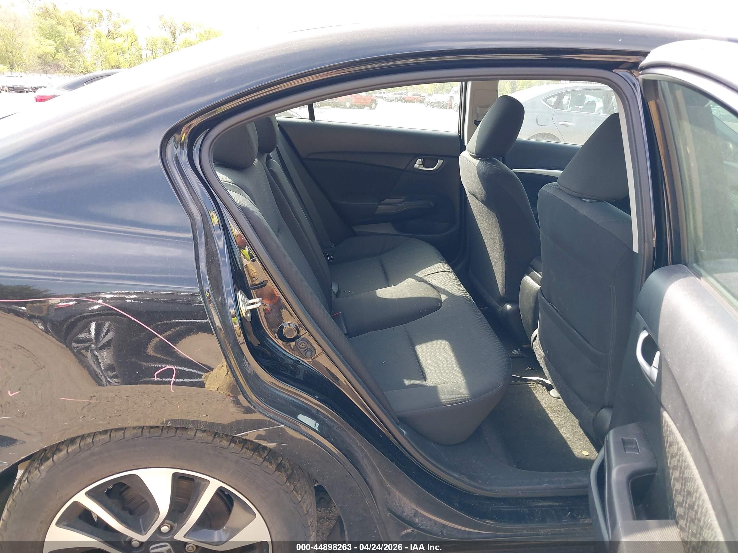 2015 Honda Civic Ex Black vin: 19XFB2F81FE281318