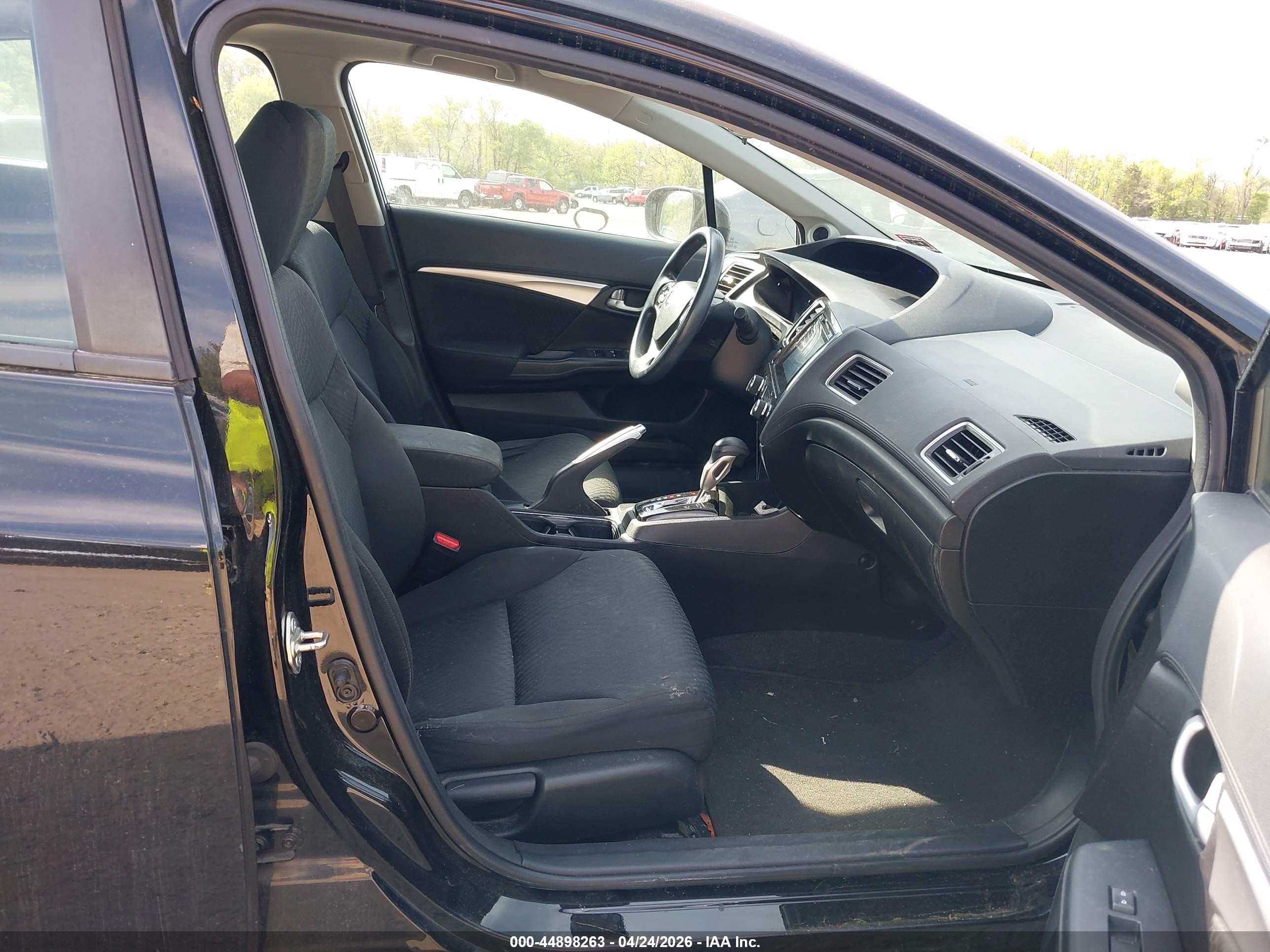 2015 Honda Civic Ex Black vin: 19XFB2F81FE281318