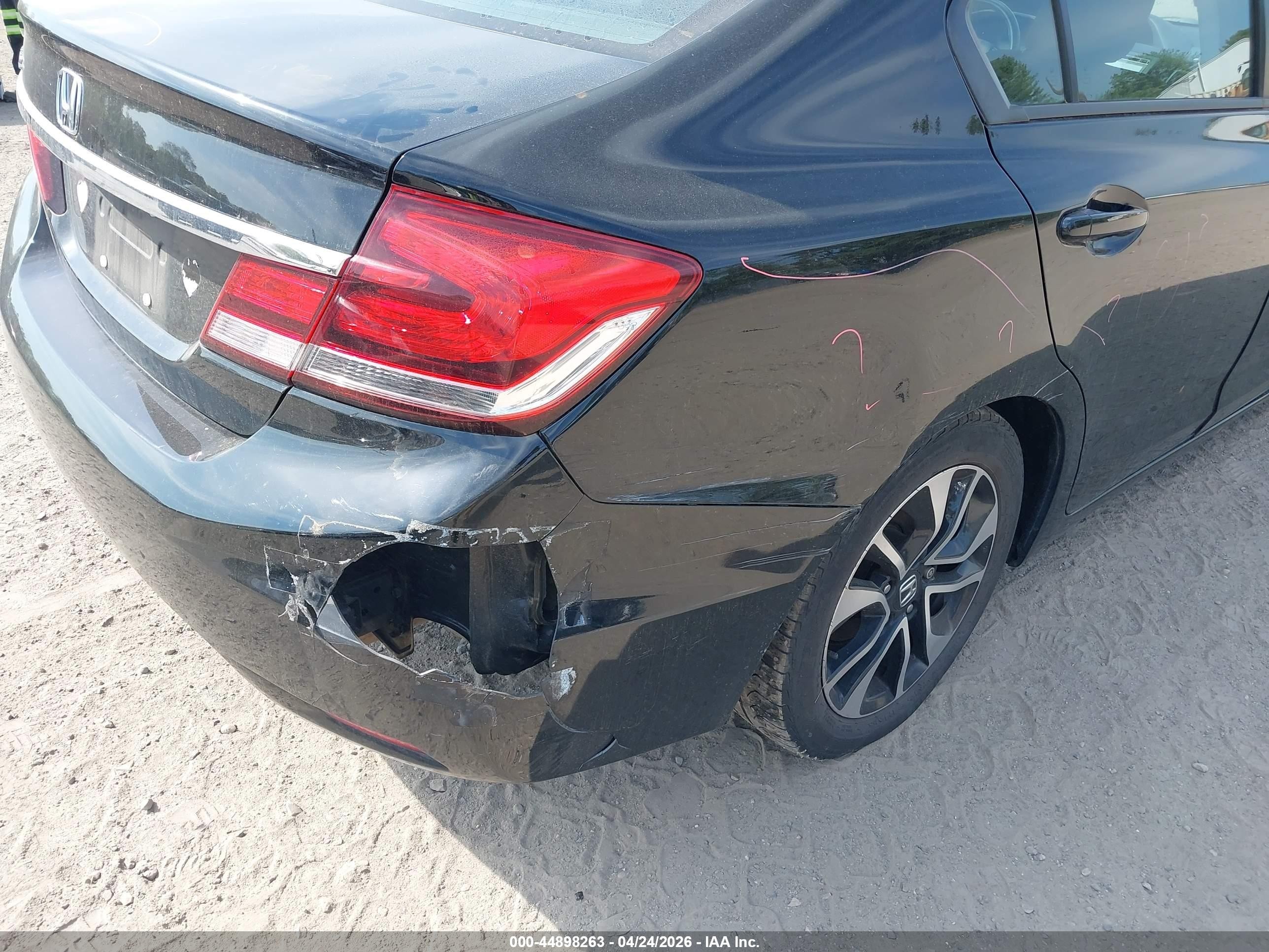2015 Honda Civic Ex Black vin: 19XFB2F81FE281318