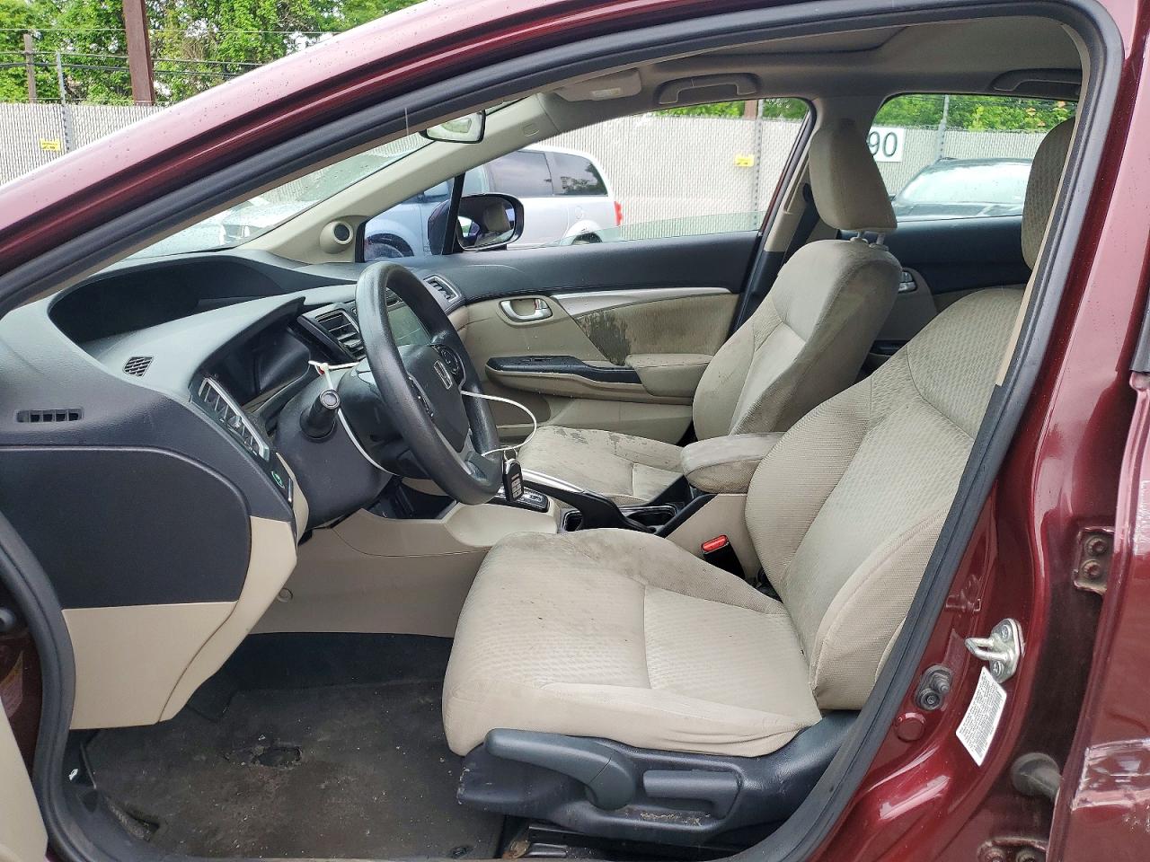 2015 Honda Civic Ex Maroon vin: 19XFB2F81FE291749