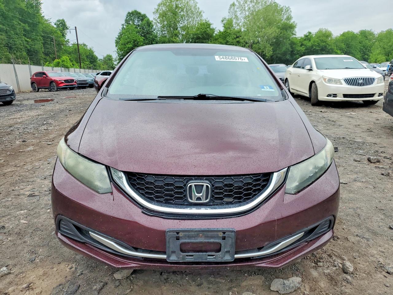 2015 Honda Civic Ex Maroon vin: 19XFB2F81FE291749