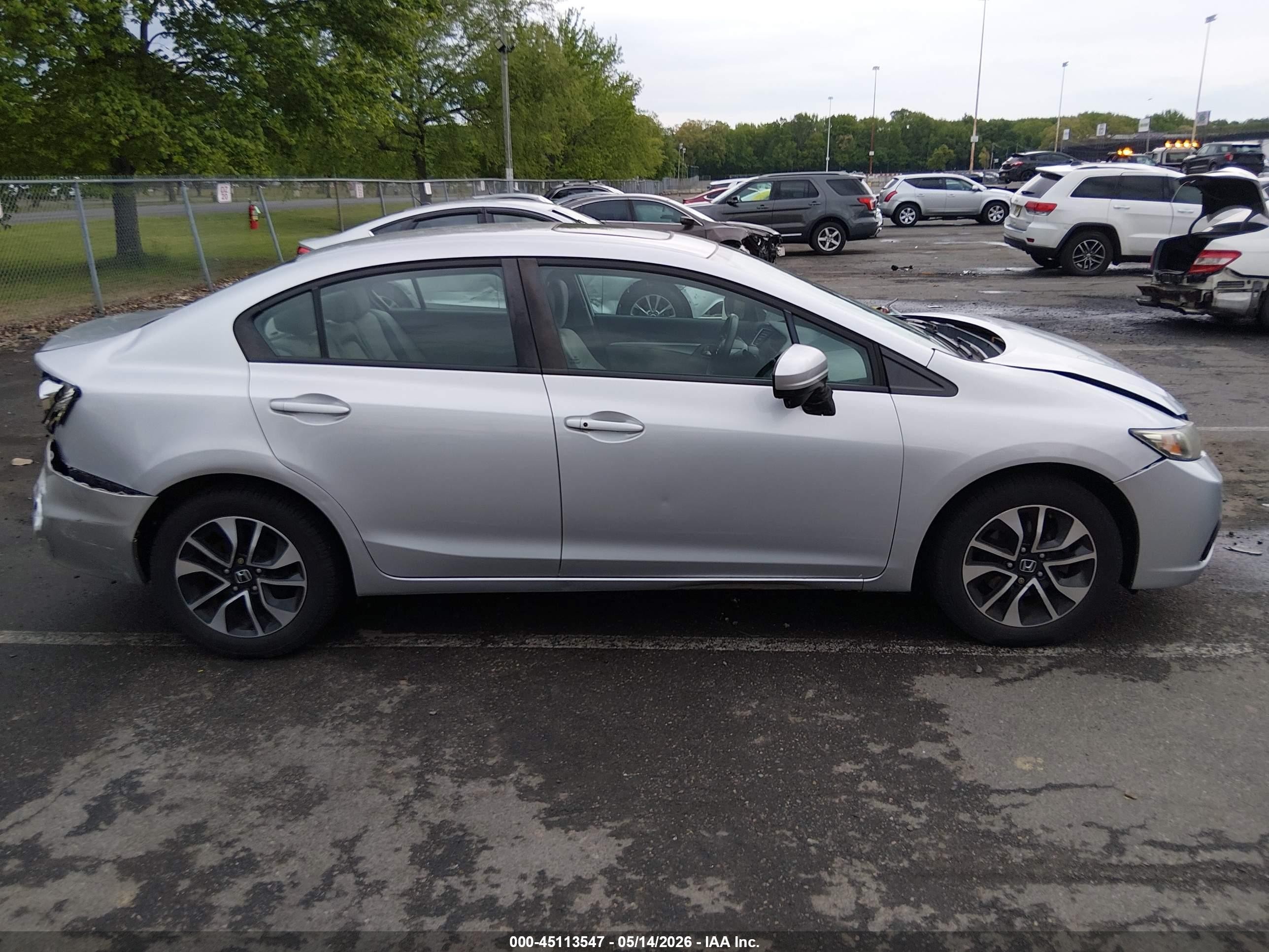 2015 Honda Civic Ex Silver vin: 19XFB2F81FE293419