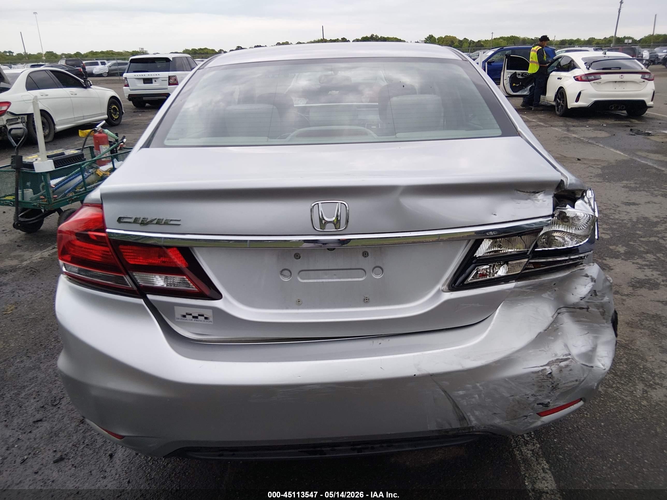 2015 Honda Civic Ex Silver vin: 19XFB2F81FE293419