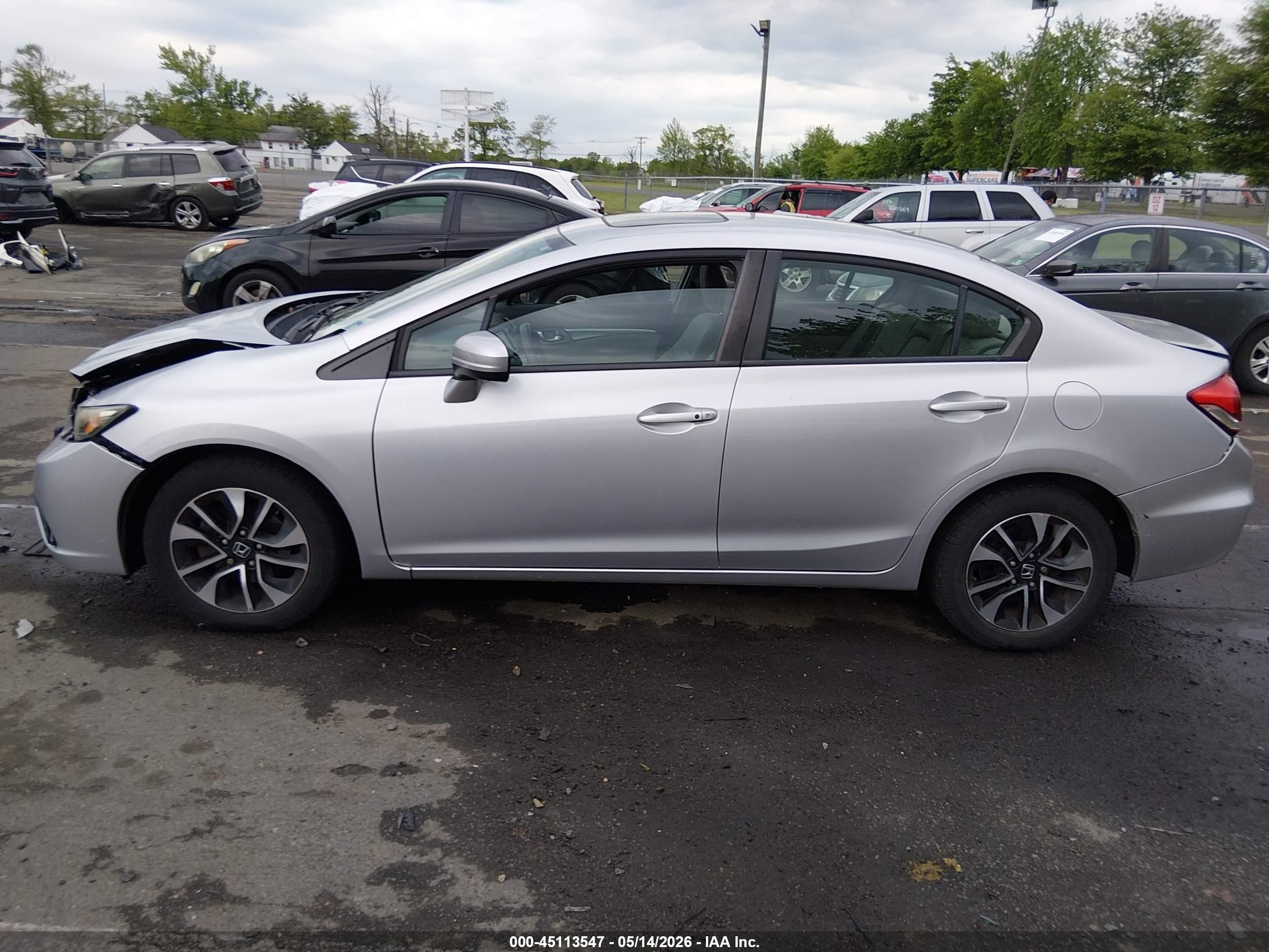 2015 Honda Civic Ex Silver vin: 19XFB2F81FE293419