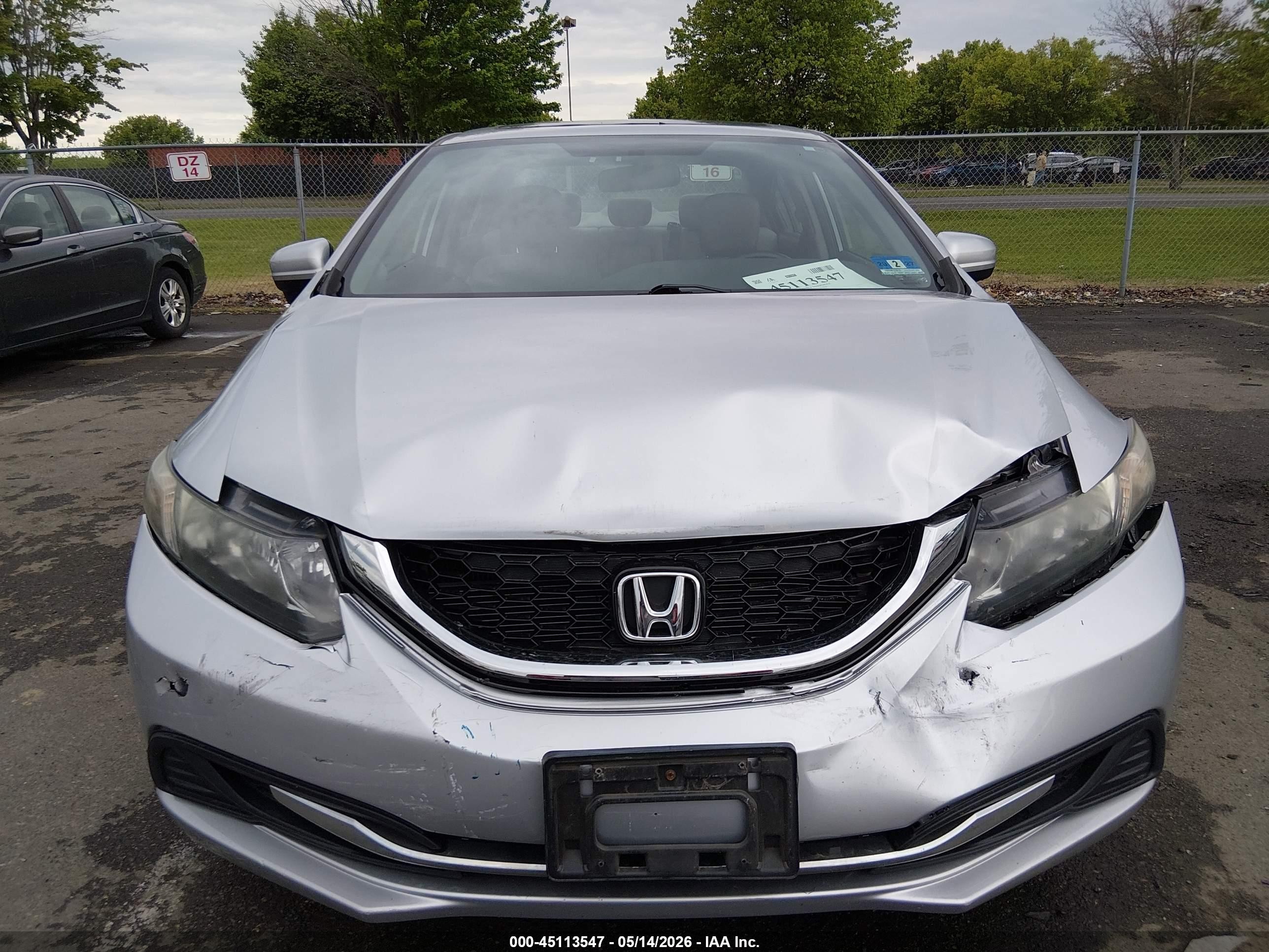 2015 Honda Civic Ex Silver vin: 19XFB2F81FE293419