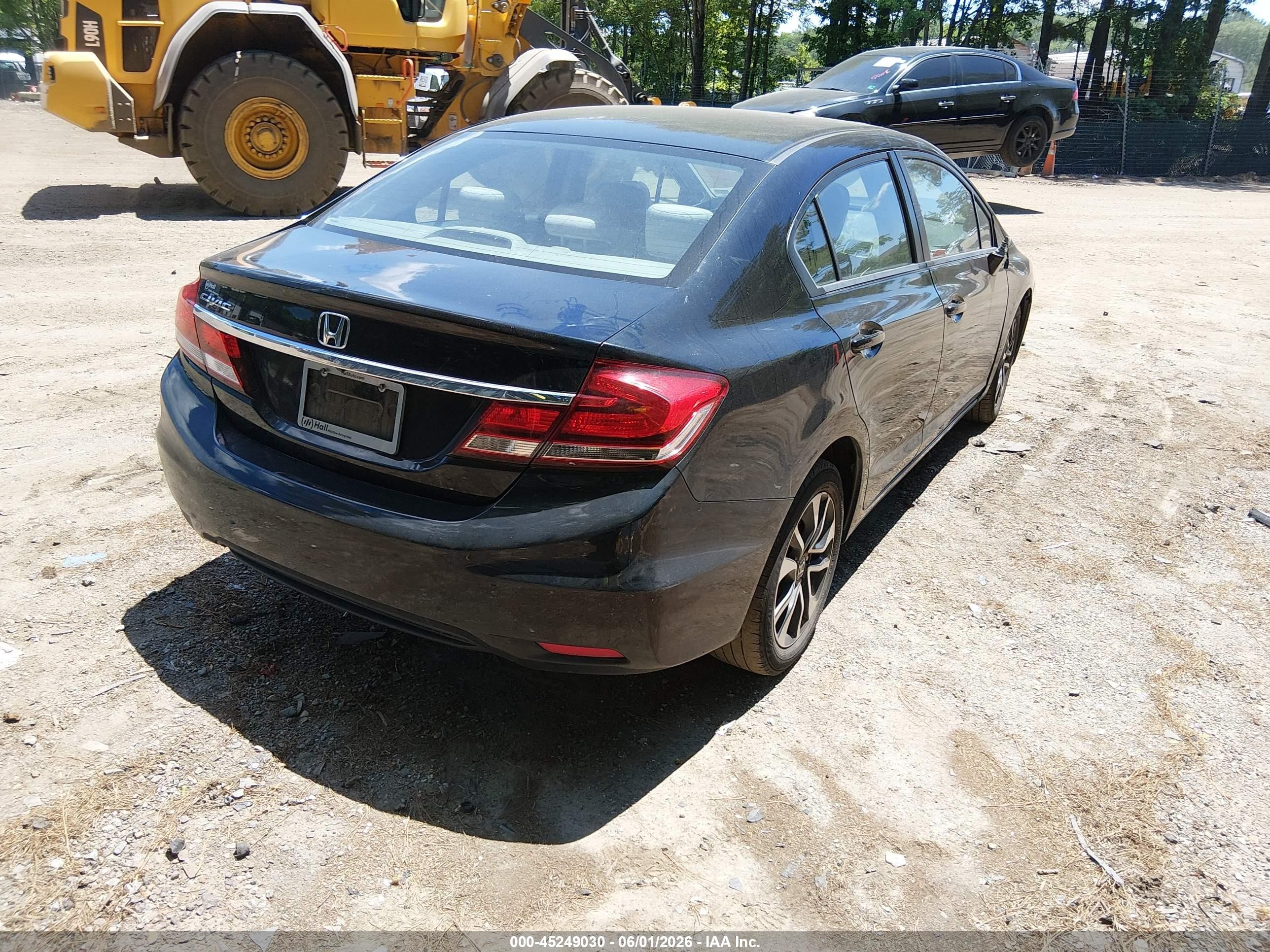 2015 Honda Civic Ex Black vin: 19XFB2F81FE297406