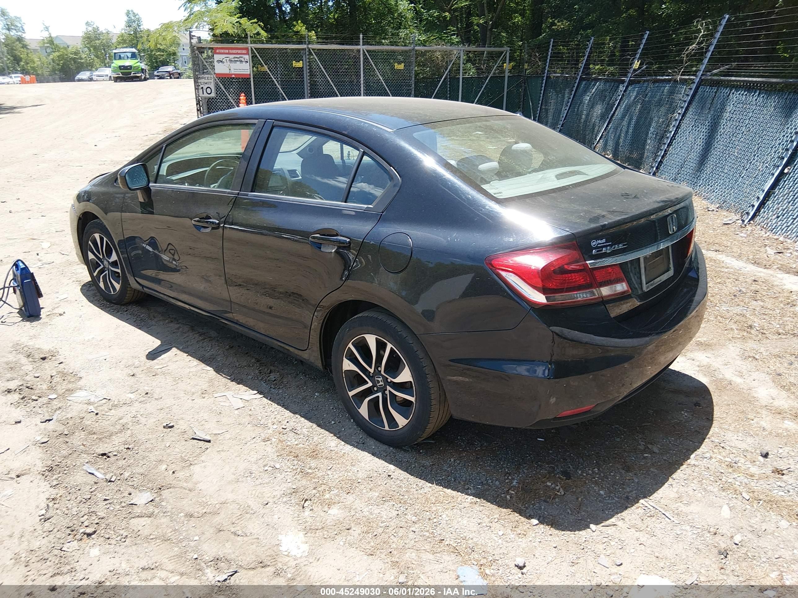 2015 Honda Civic Ex Black vin: 19XFB2F81FE297406