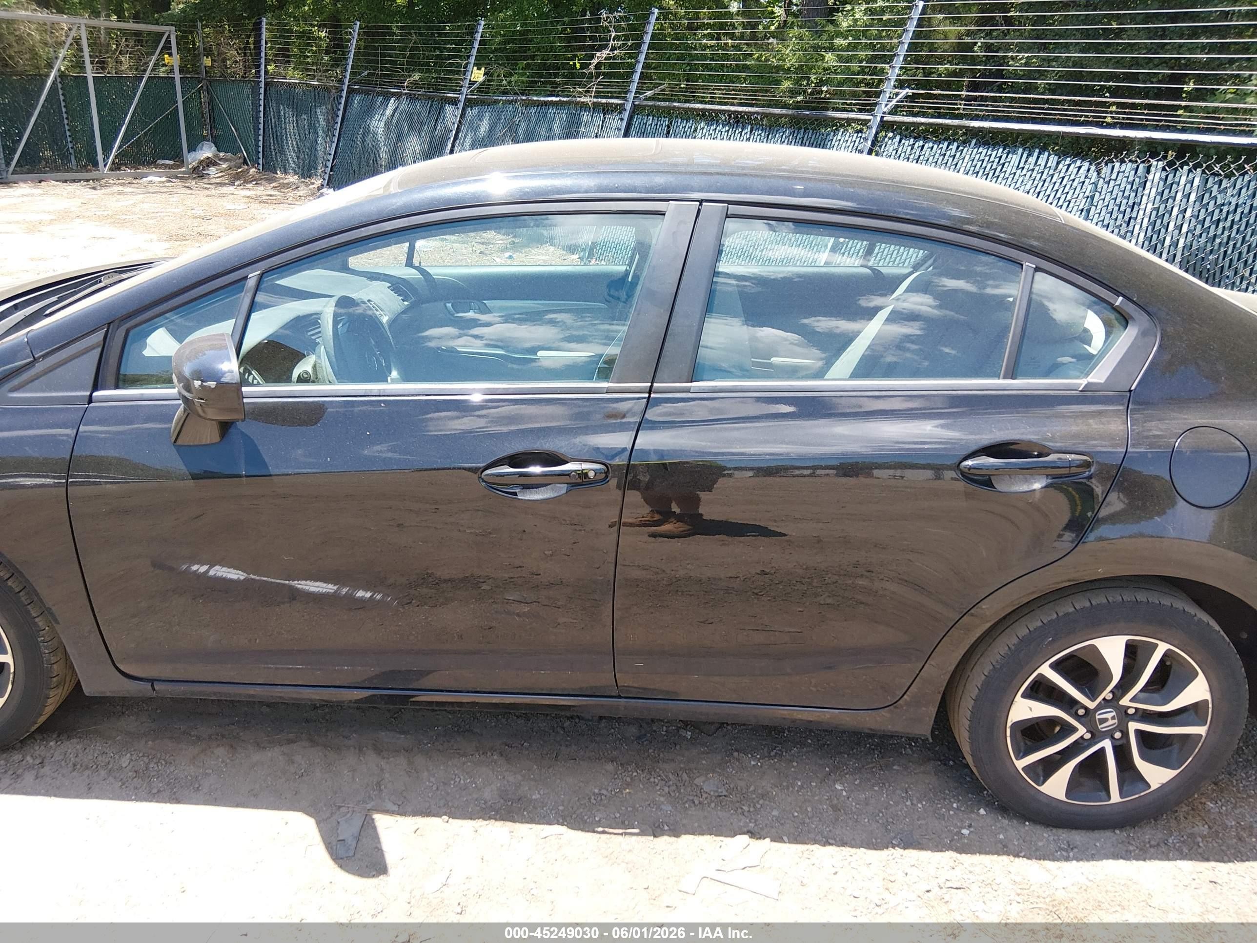 2015 Honda Civic Ex Black vin: 19XFB2F81FE297406