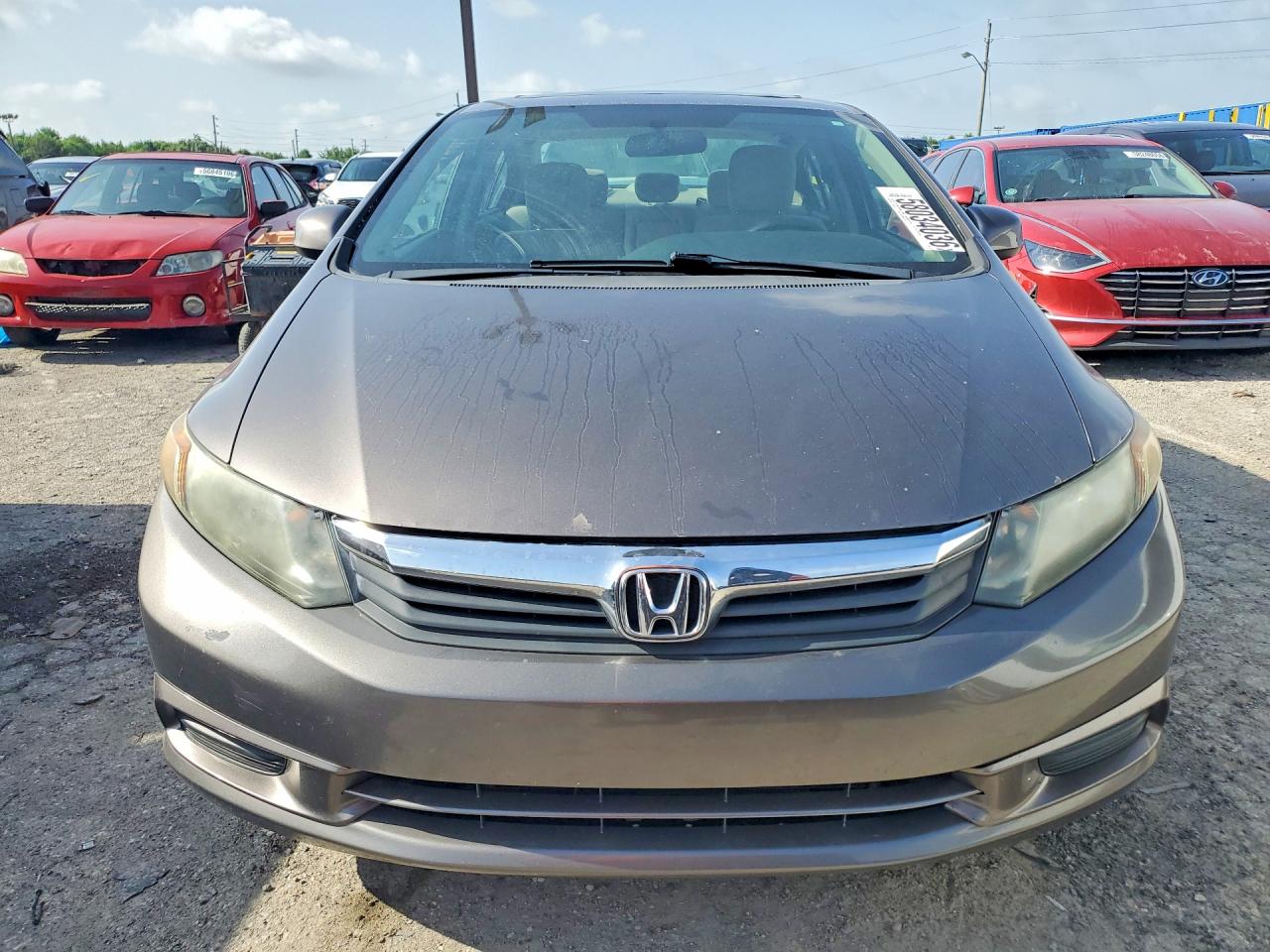 2012 Honda Civic Ex Gray vin: 19XFB2F82CE027242