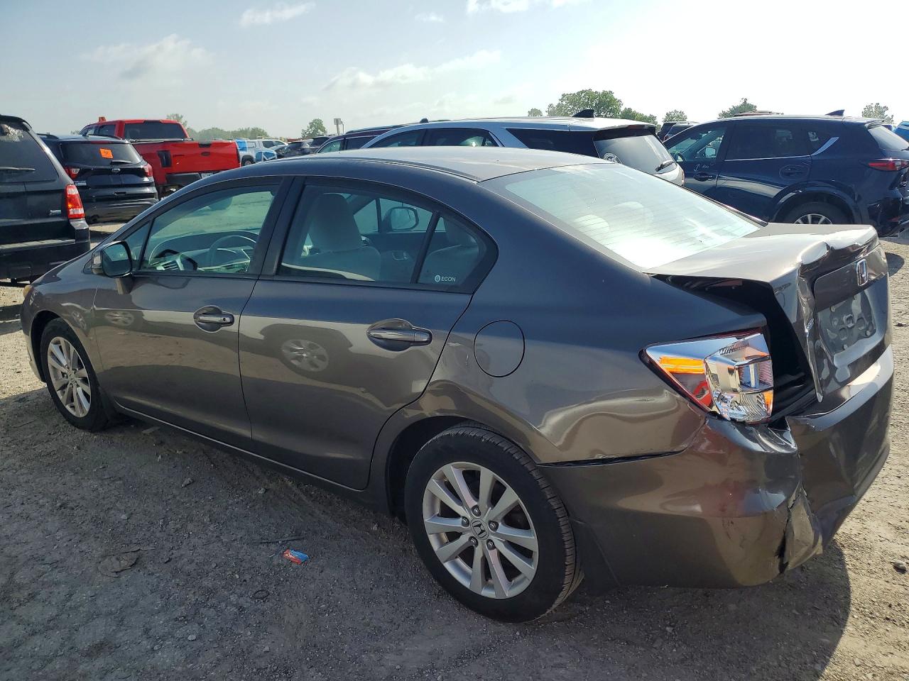 2012 Honda Civic Ex Gray vin: 19XFB2F82CE027242
