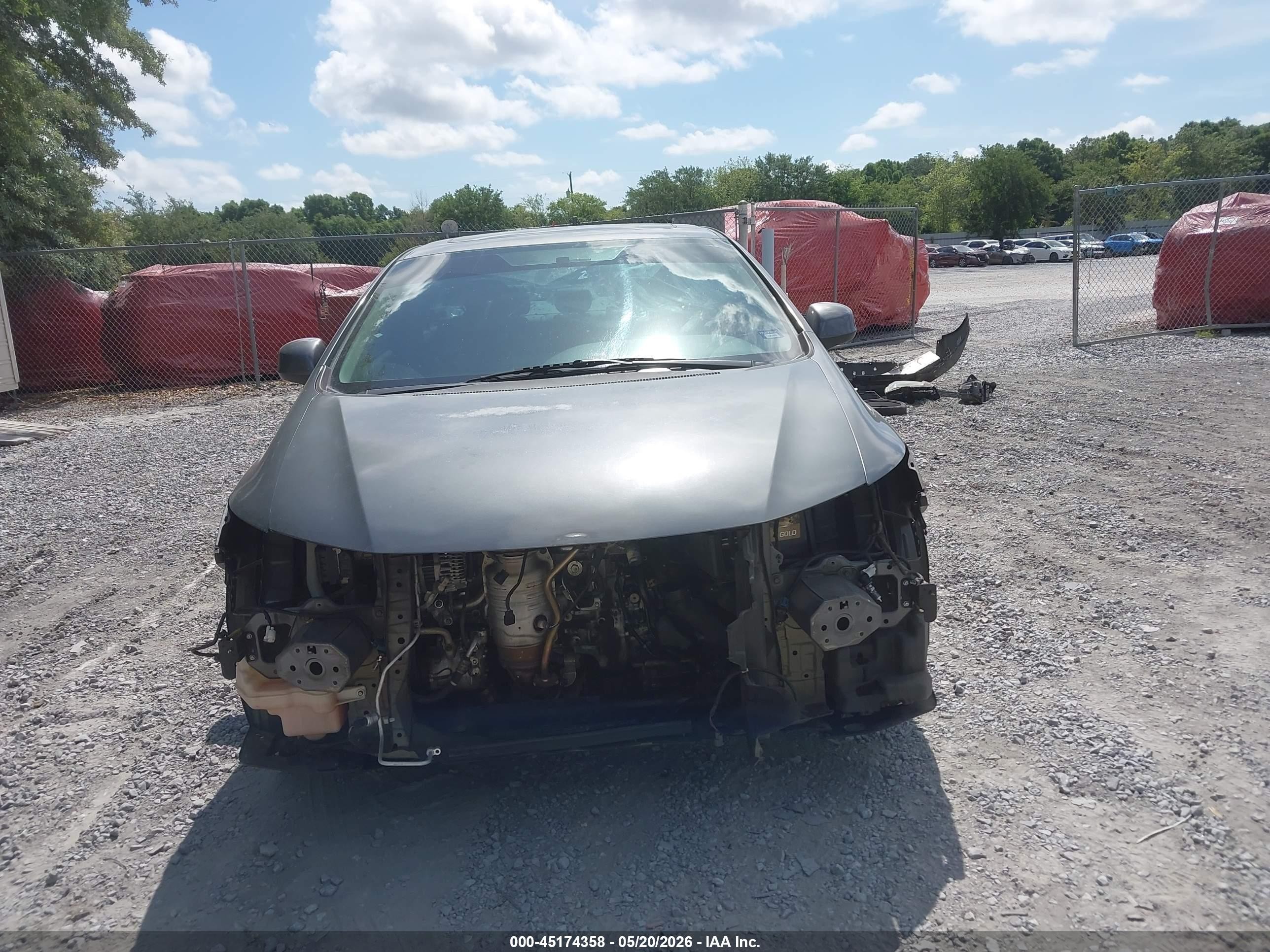 2012 Honda Civic Ex Gray vin: 19XFB2F82CE027709