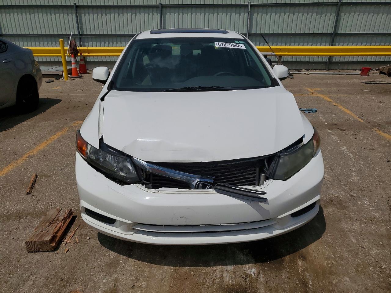 2012 Honda Civic Ex Silver vin: 19XFB2F82CE045028