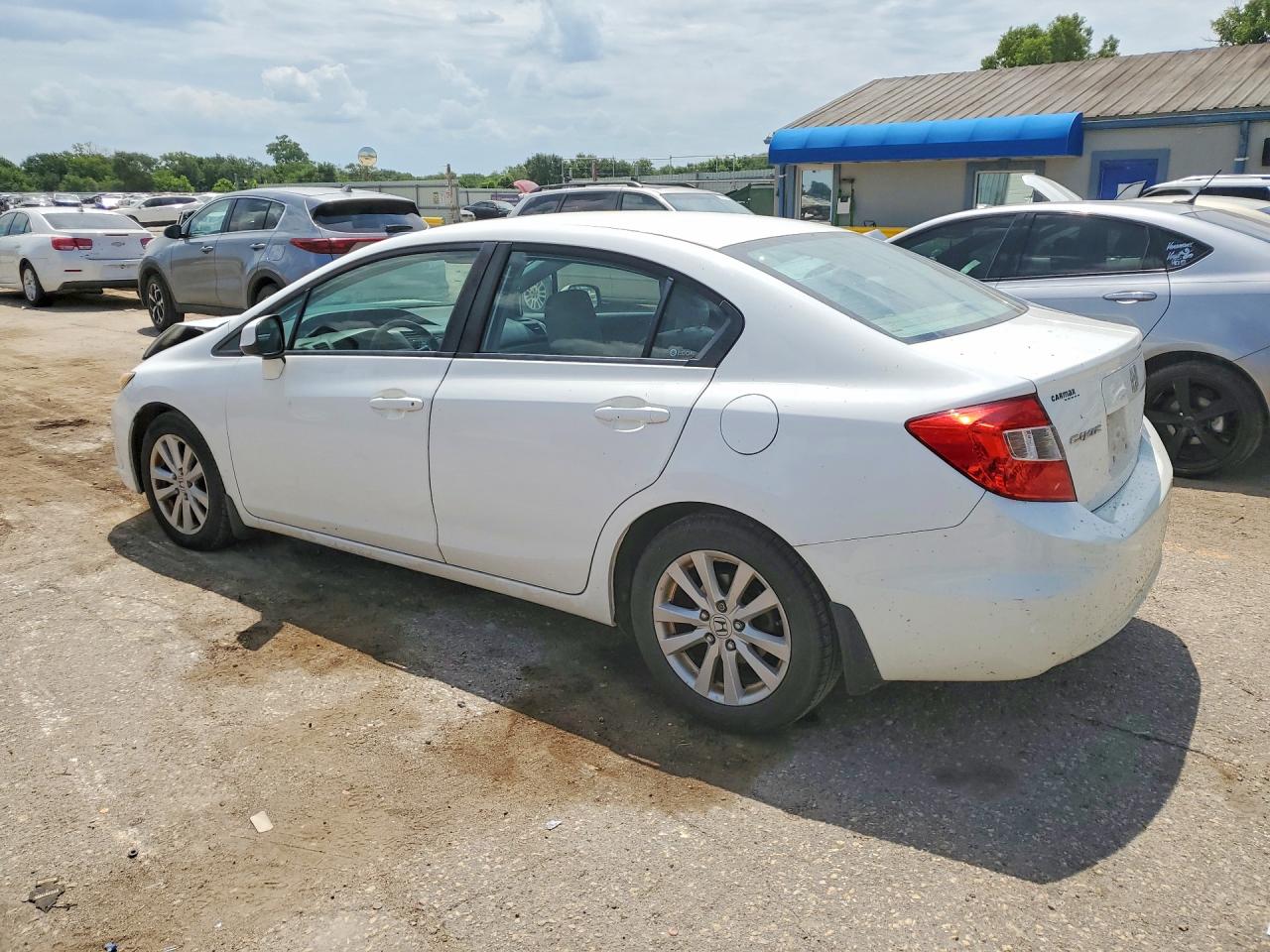 2012 Honda Civic Ex Silver vin: 19XFB2F82CE045028