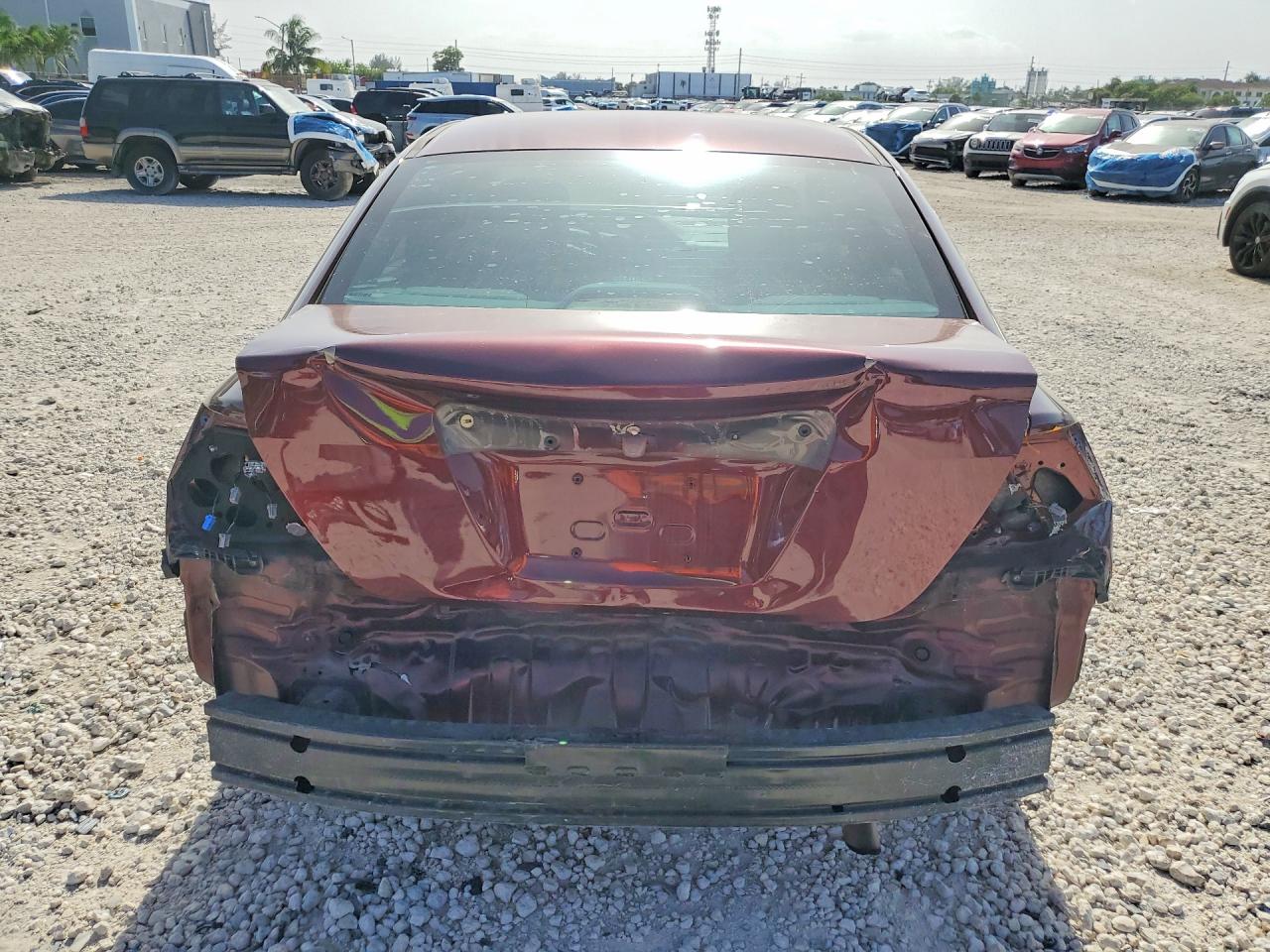 2012 Honda Civic Ex Burgundy vin: 19XFB2F82CE053579