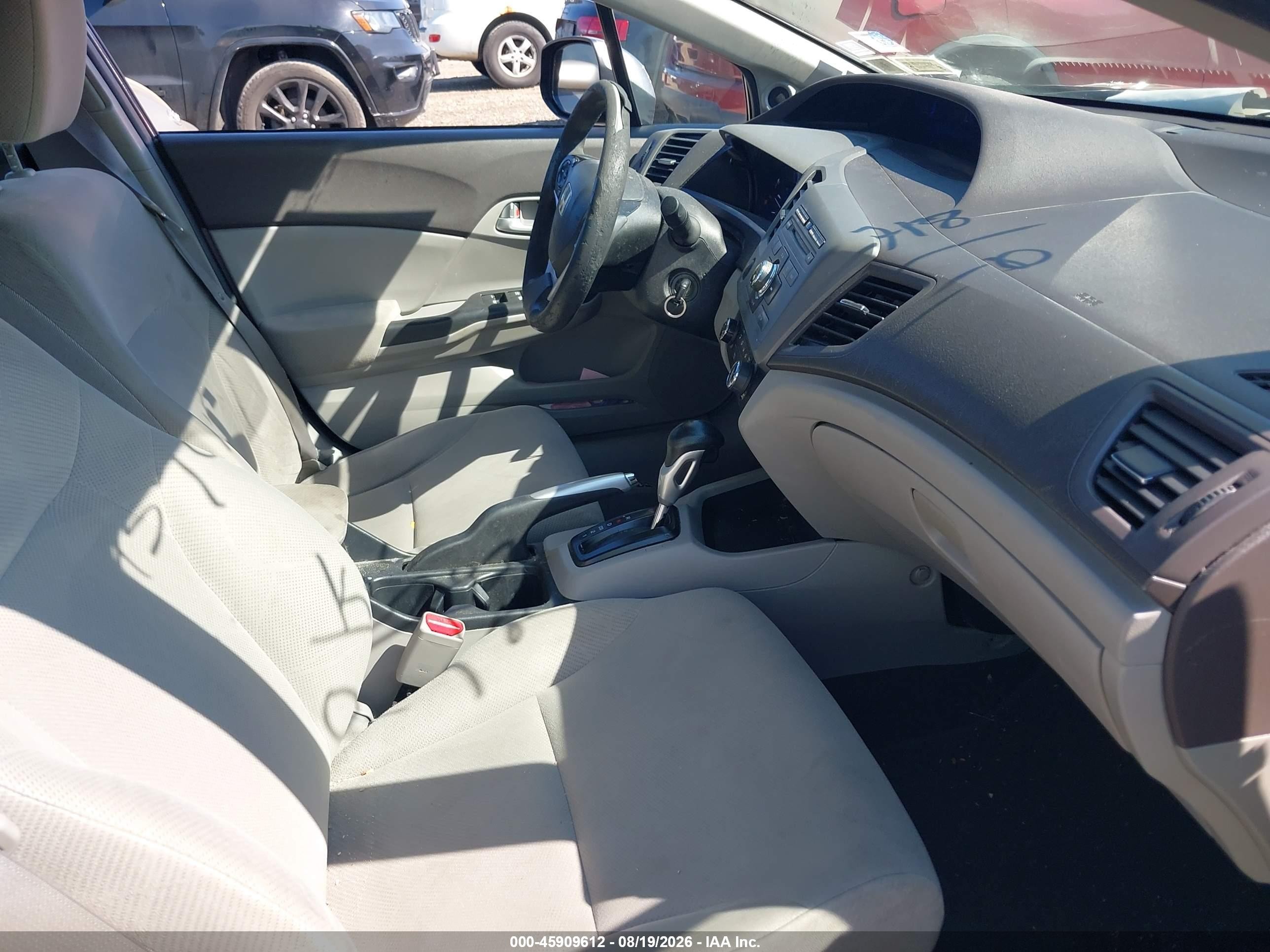 2012 Honda Civic Ex Gray vin: 19XFB2F82CE315925