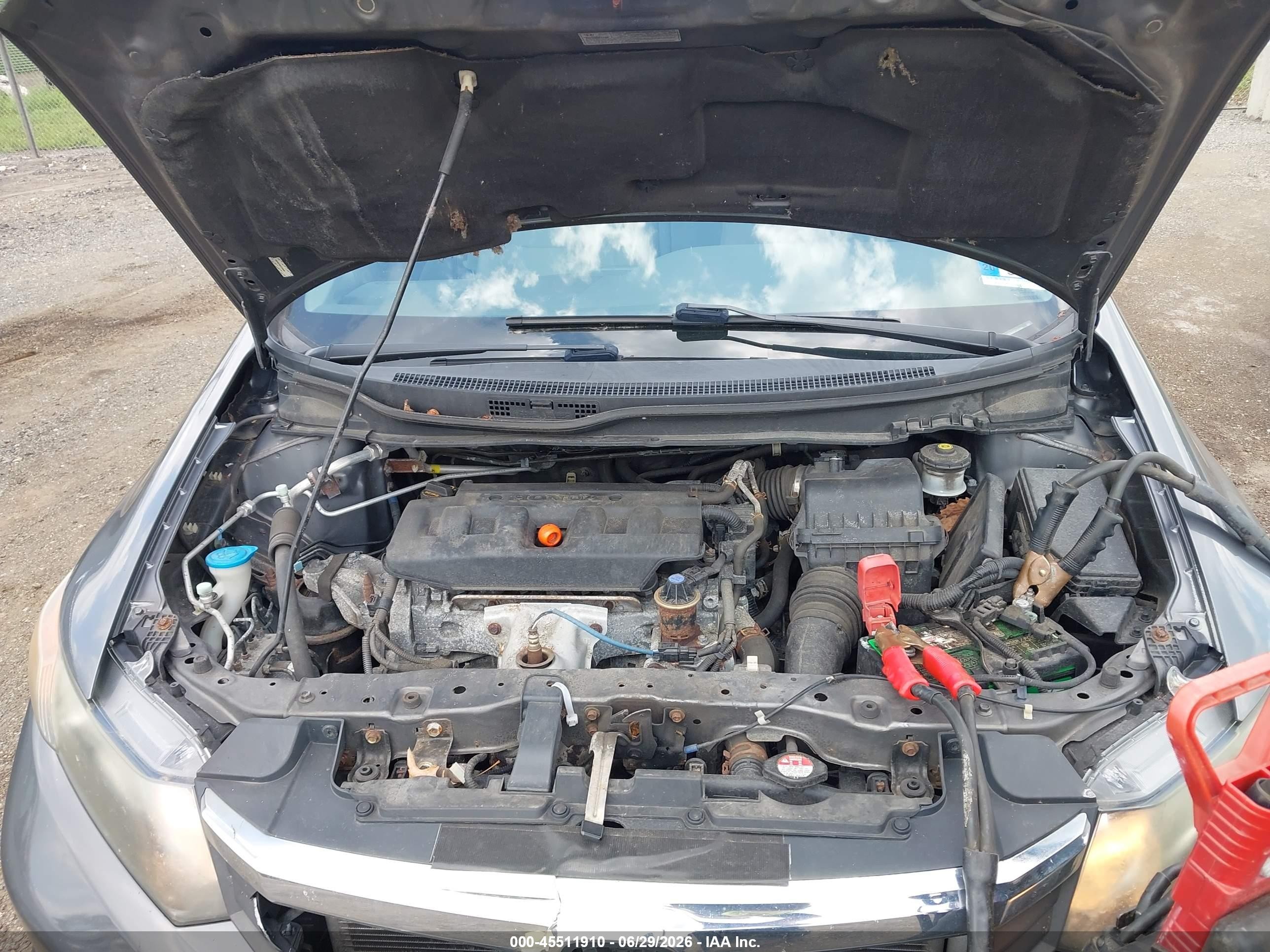 2012 Honda Civic Ex Серый vin: 19XFB2F82CE335494