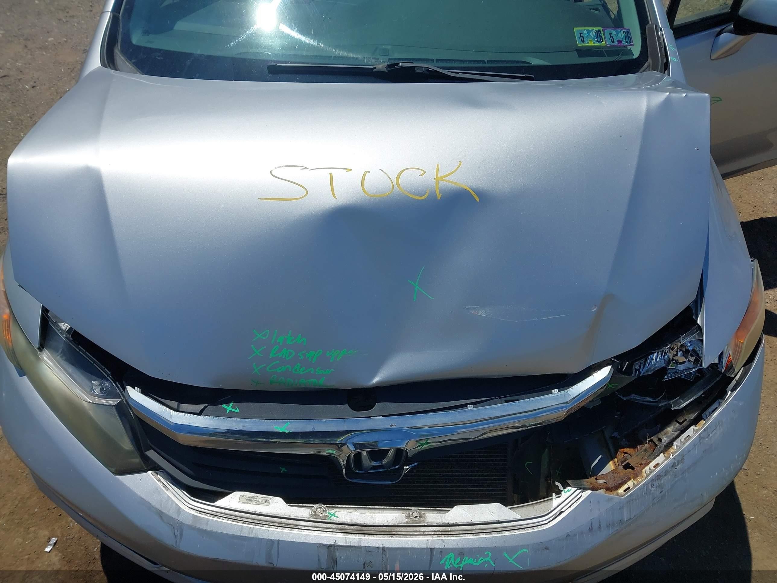 2012 Honda Civic Ex Silver vin: 19XFB2F82CE335964